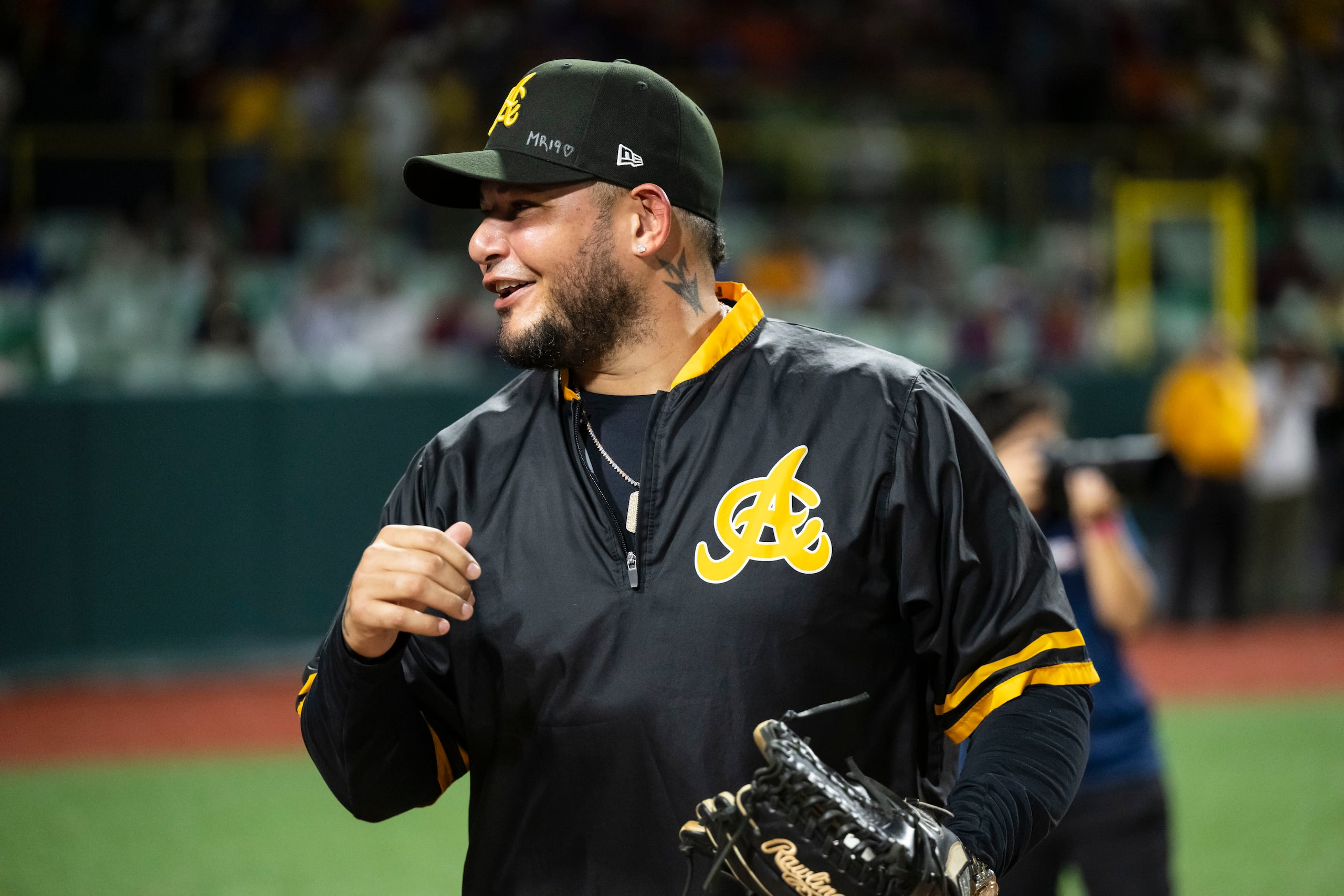 Yadier Molina, dirigente de las Águilas Cibaeñas en la Liga de Béisbol Profesional de República Dominicana (LIDOM).