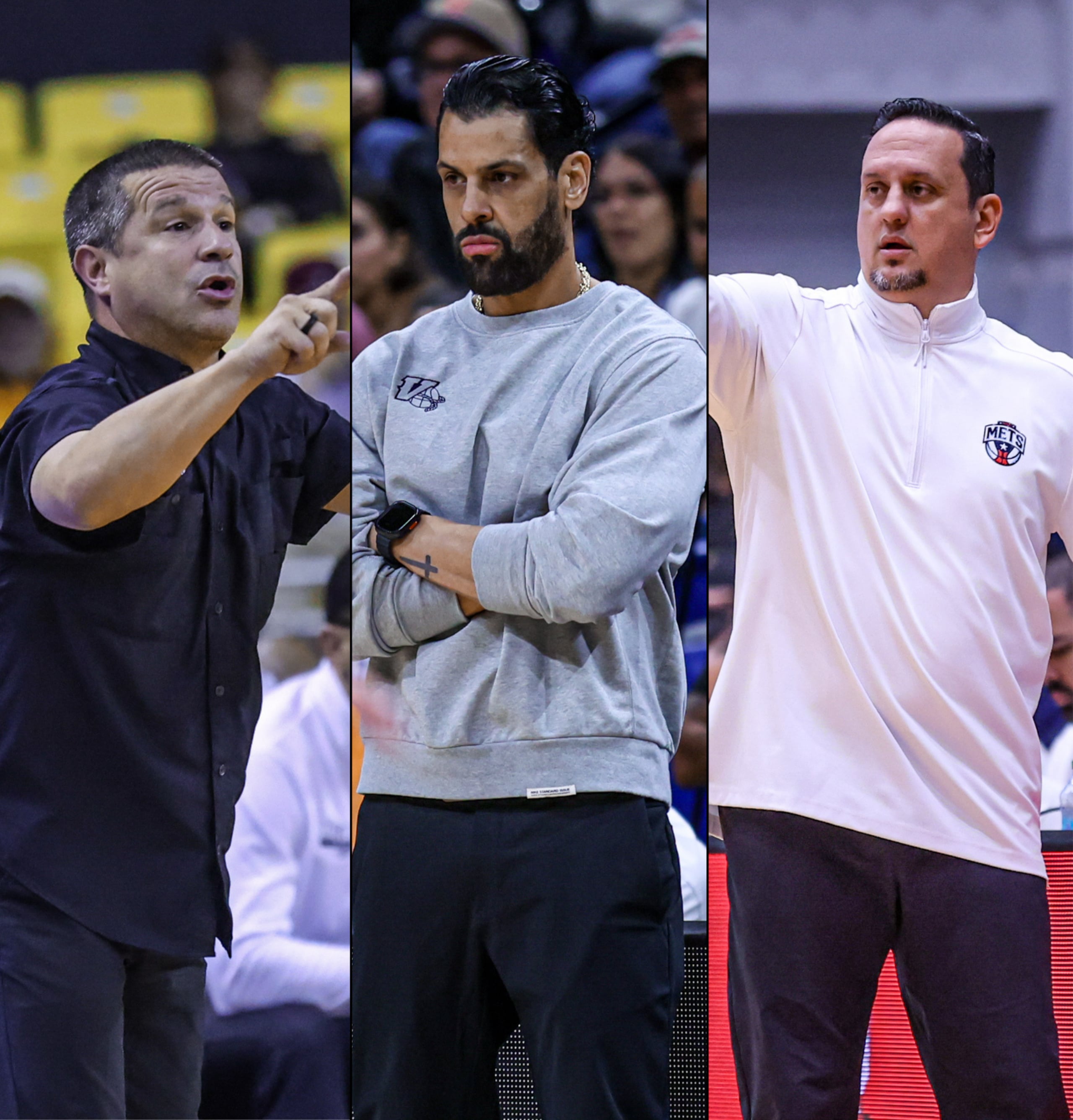 Juan Cardona, Christian Dalmau y Jorge Rincón.