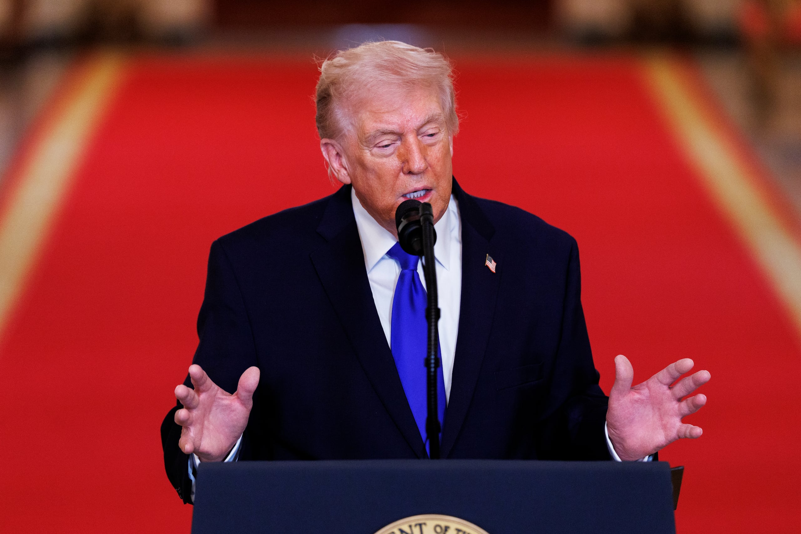 El presidente, Donald Trump.