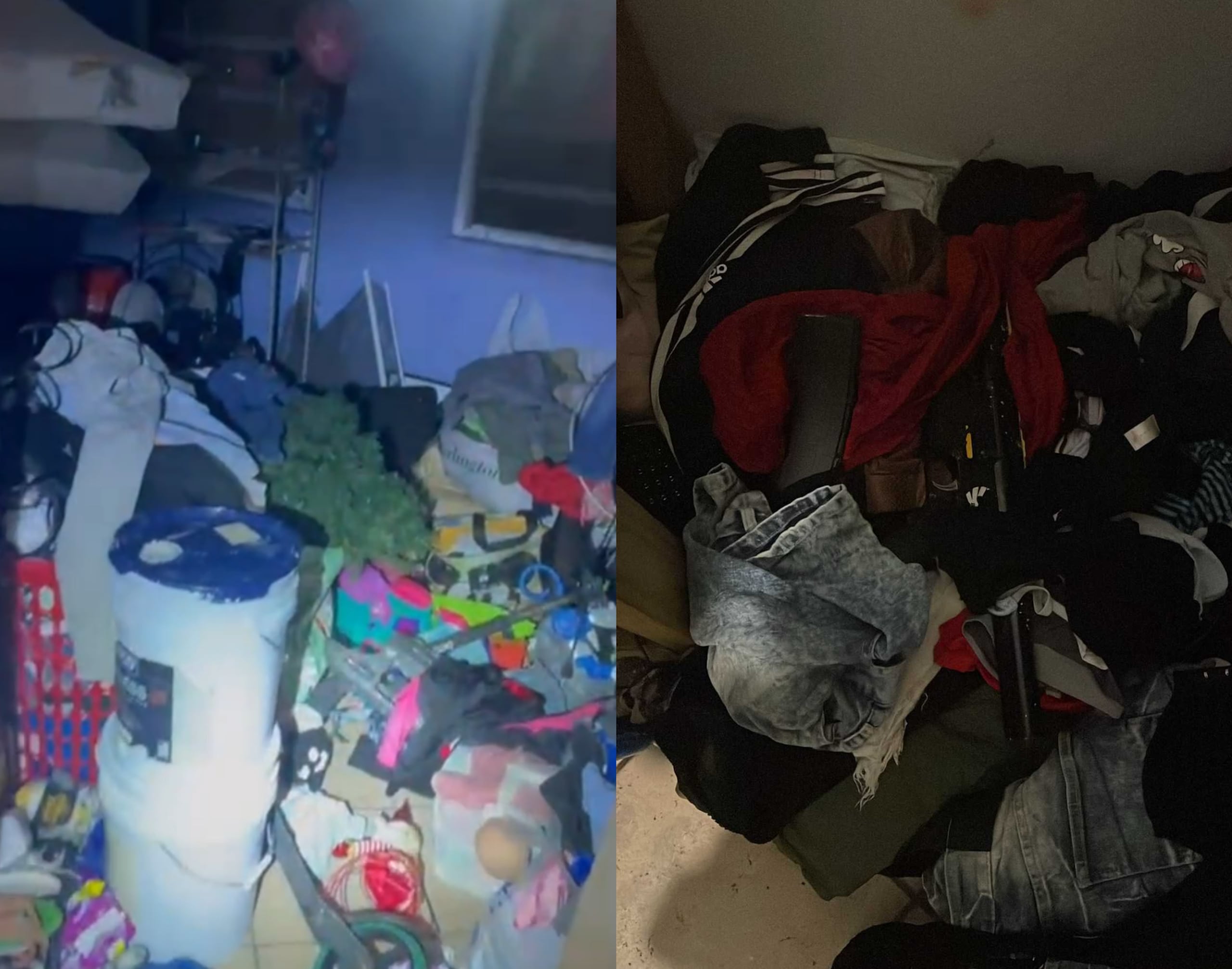 La vivienda se encuentra en condiciones deplorables, de acuerdo a imágenes suministradas por la Uniformada.