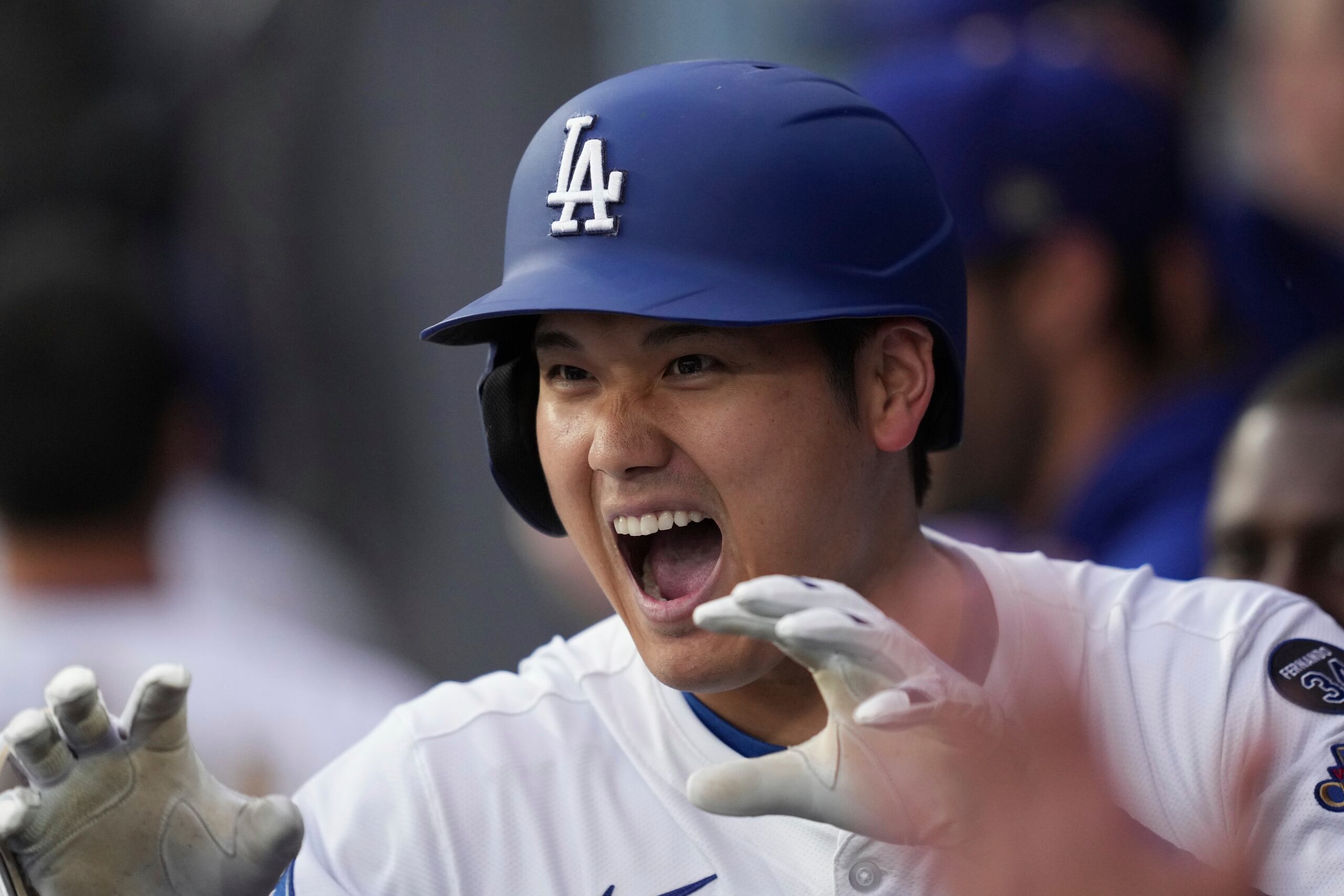 Shohei Ohtani de los Dodgers de Los Ángeles.