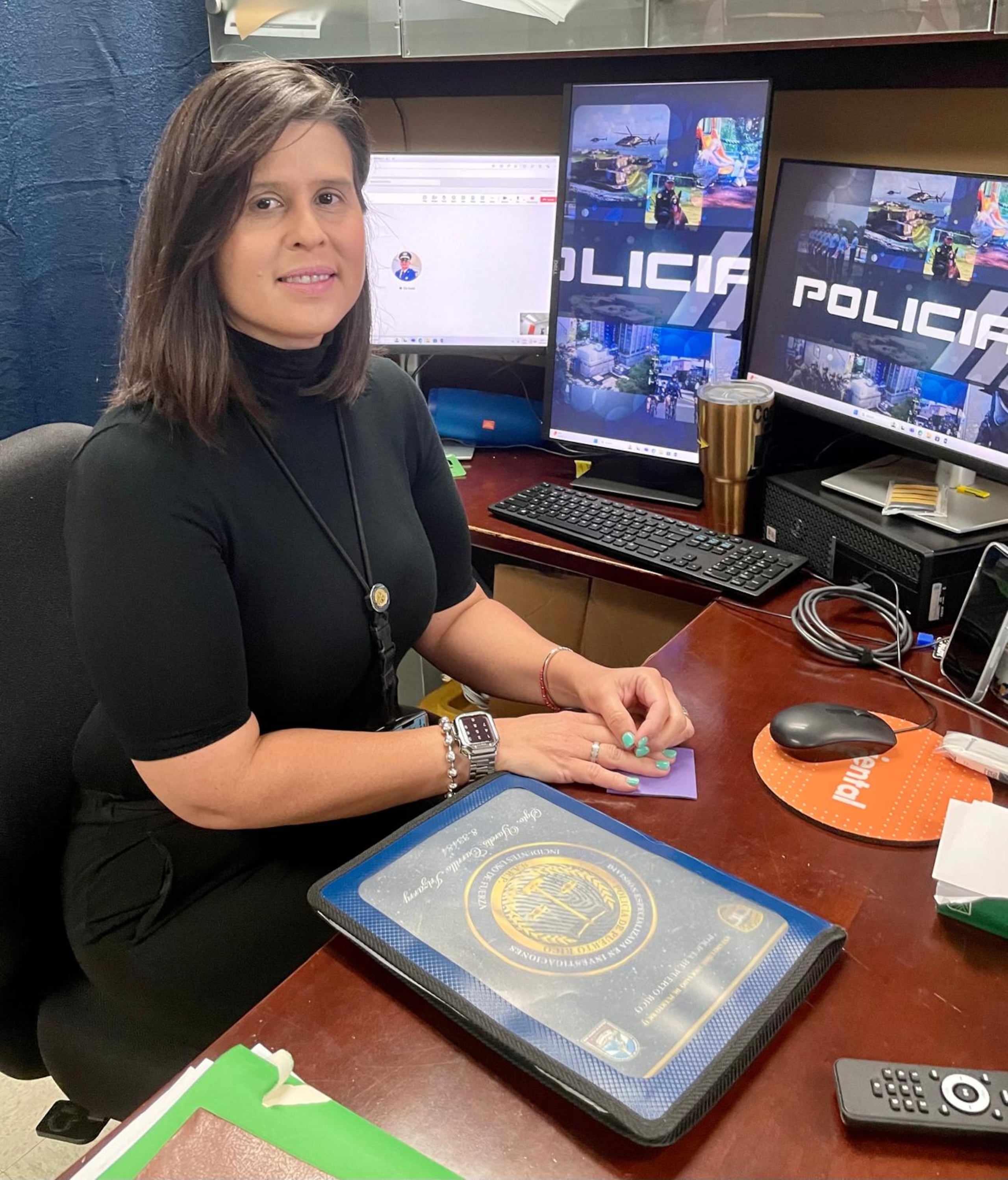 La sargento Yarelis Carrillo Irizarry está adscrita a la División de Incidentes de Uso de Fuerza del Negociado de la Policía de Puerto Rico.