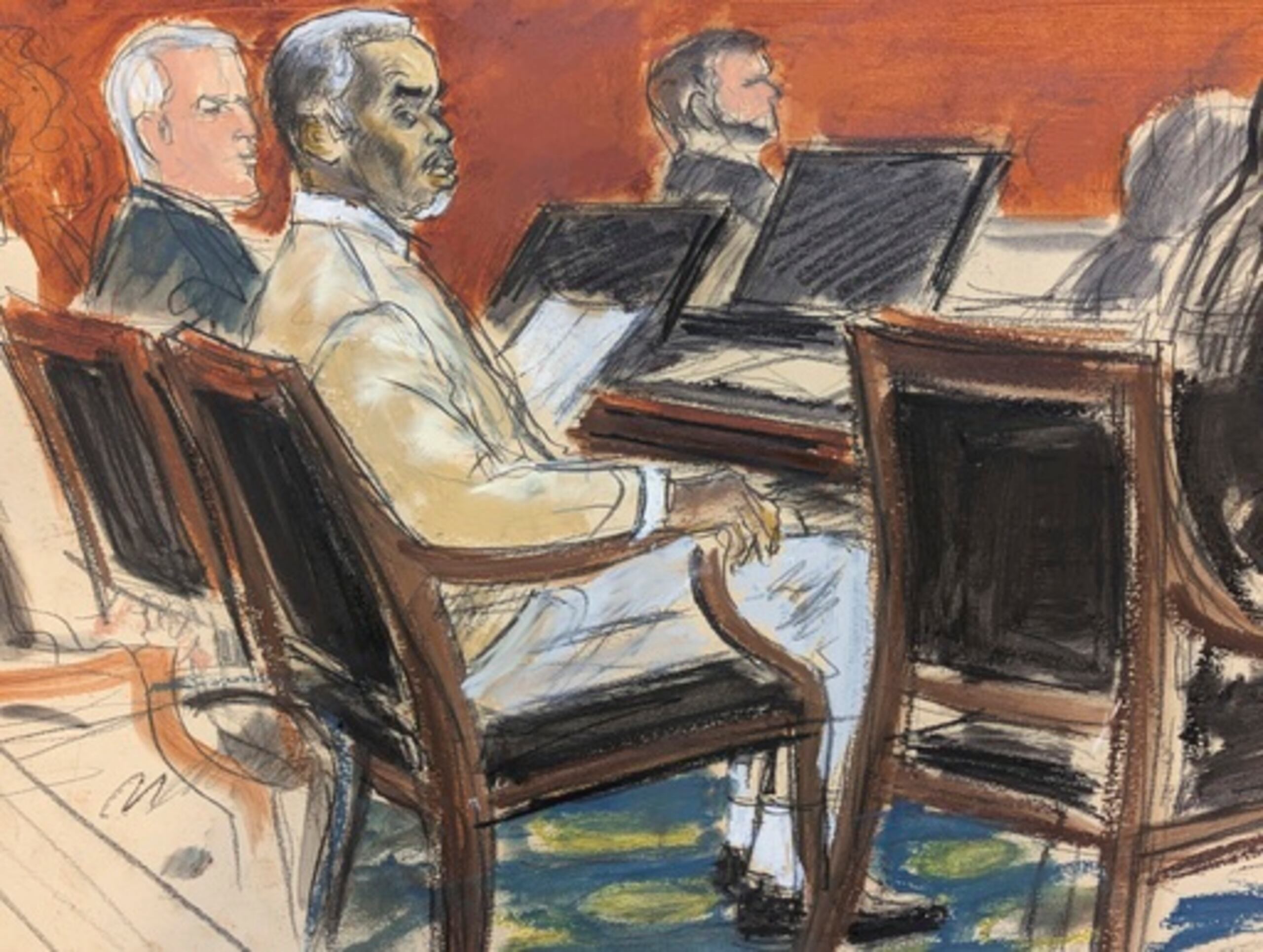 Sean 'Diddy' Combs en corte federal de Manhattan, Nueva York.