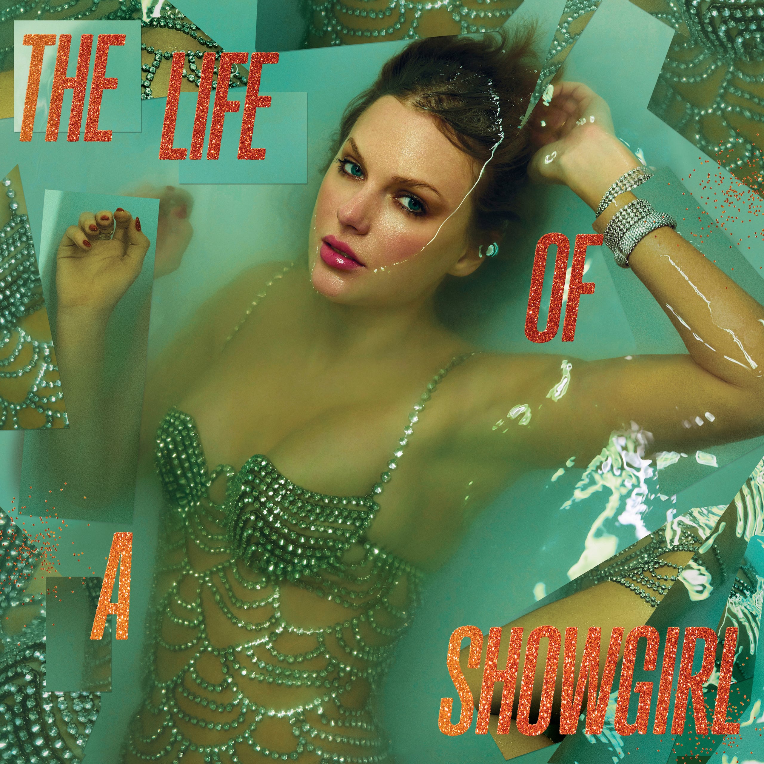 Esta imagen de portada del álbum publicada por Republic Records muestra "The Life of a Showgirl" de Taylor Swift. (Republic Records via AP)