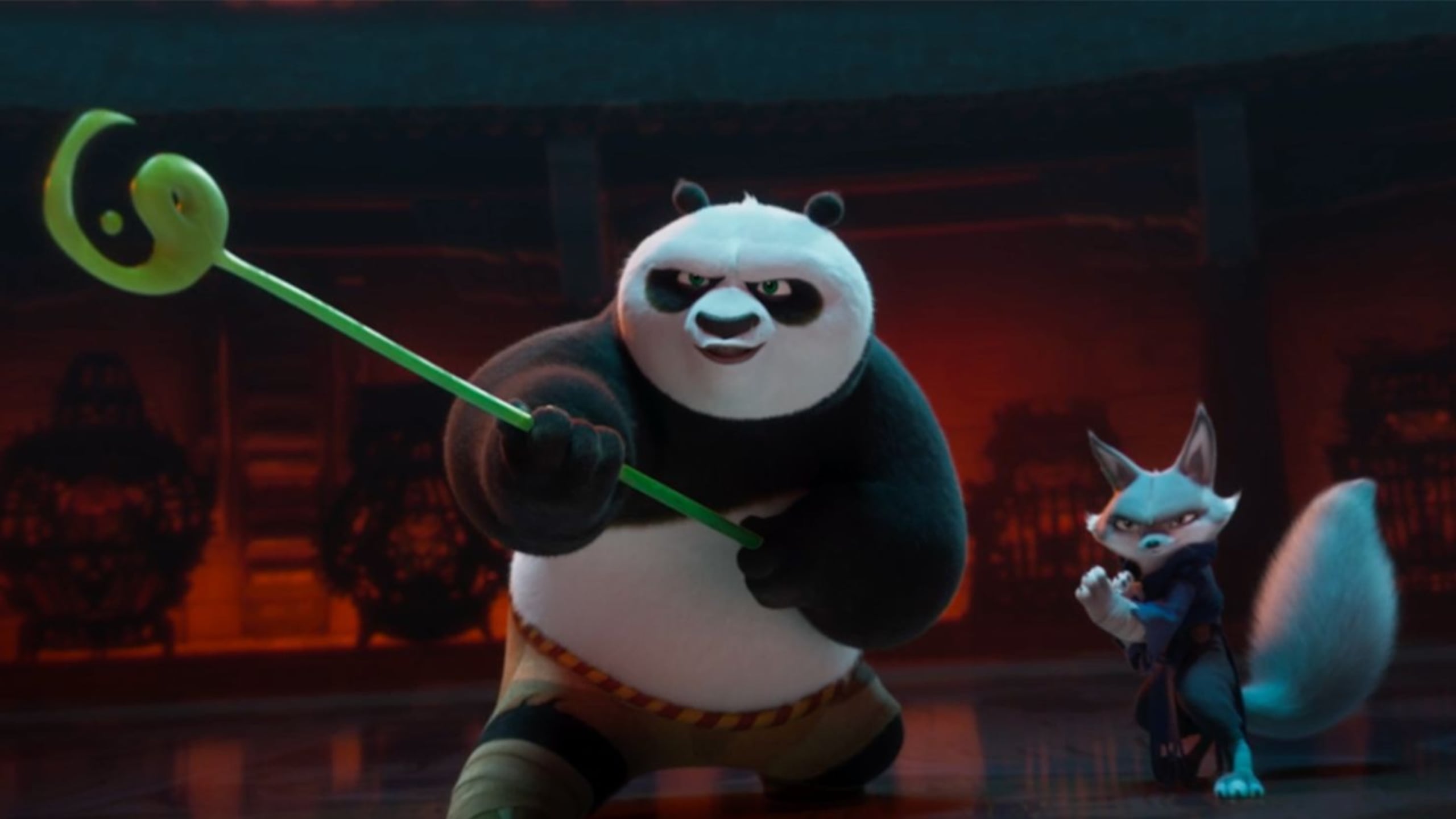Escena de "Kung Fu Panda 4".