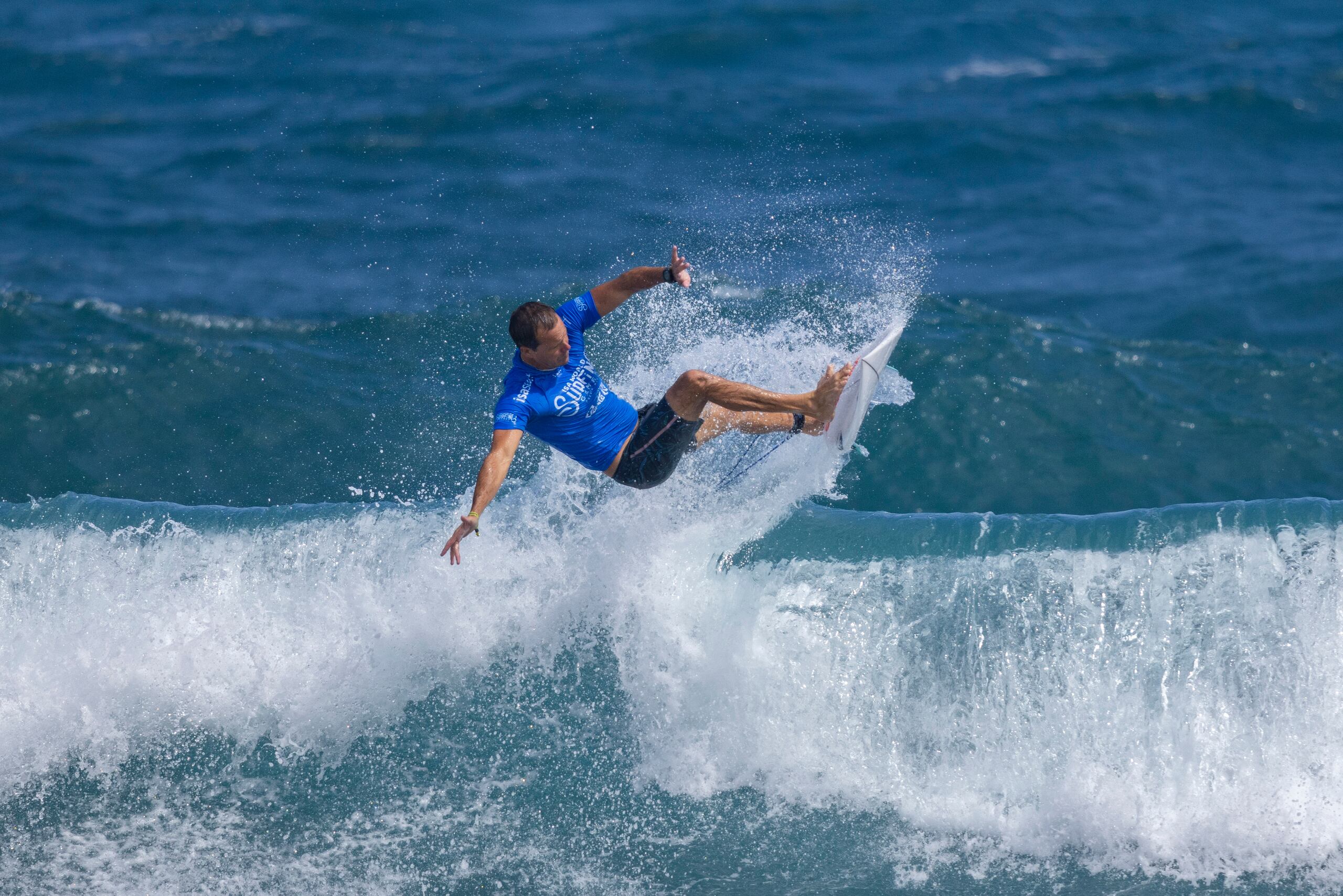 Brian Toth ejecuta una maniobra durante la quinta ronda de la rama masculina.