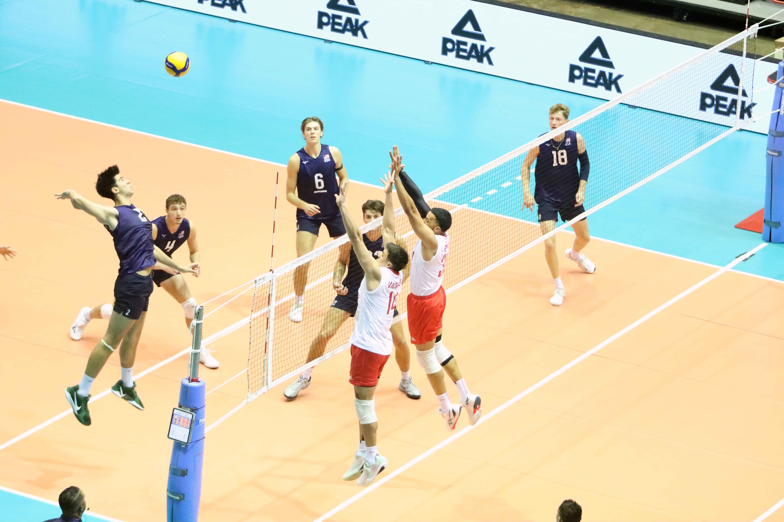 La final del Norceca Final Six masculino entre Puerto Rico y Estados Unidos.