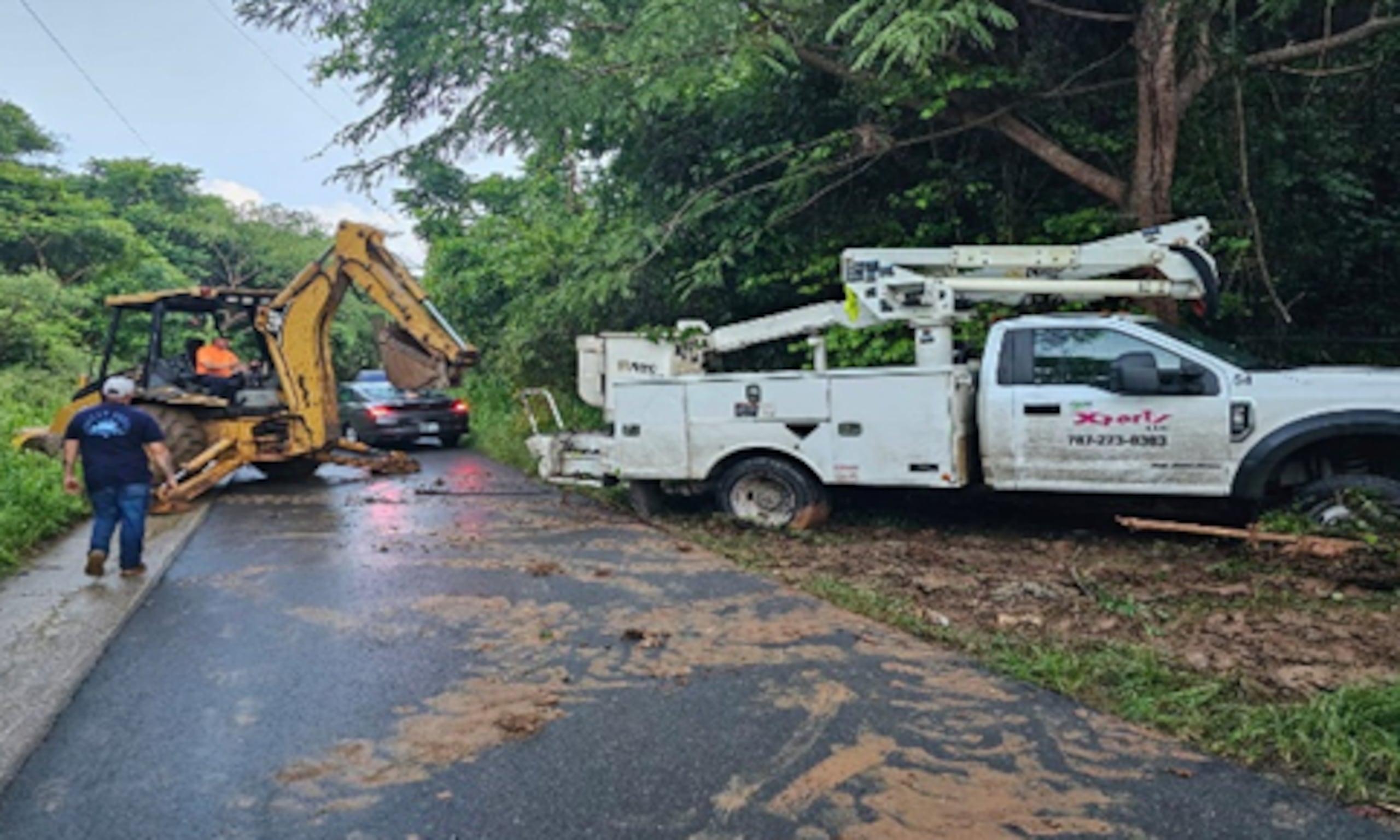 Guagua que le fue hurtada a la empresa Xpert’s LLC, contratada por LUMA Energy.