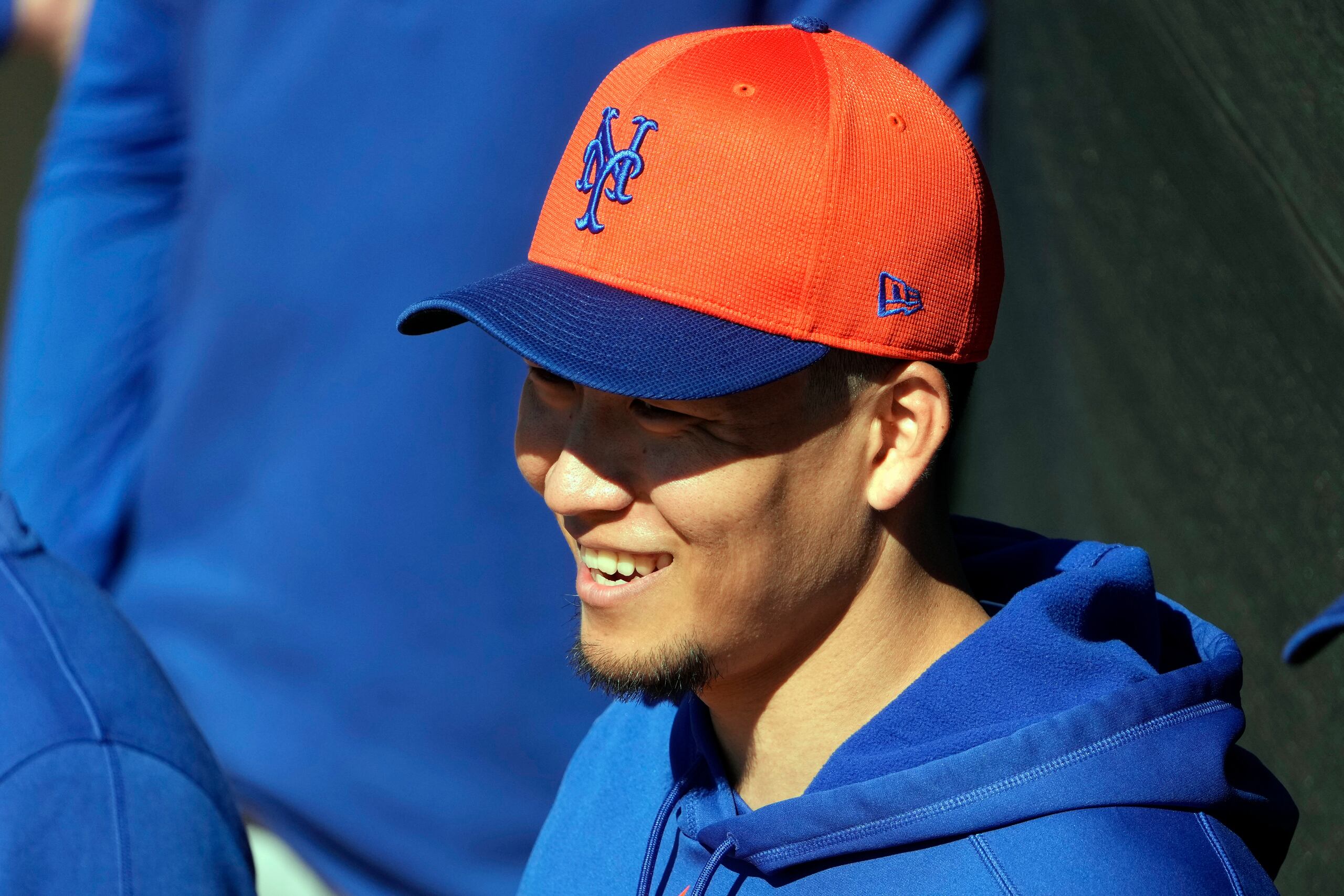 El lanzador japonés de los Mets de Nueva York, Kodai Senga, durante los entrenamientos de primavera.