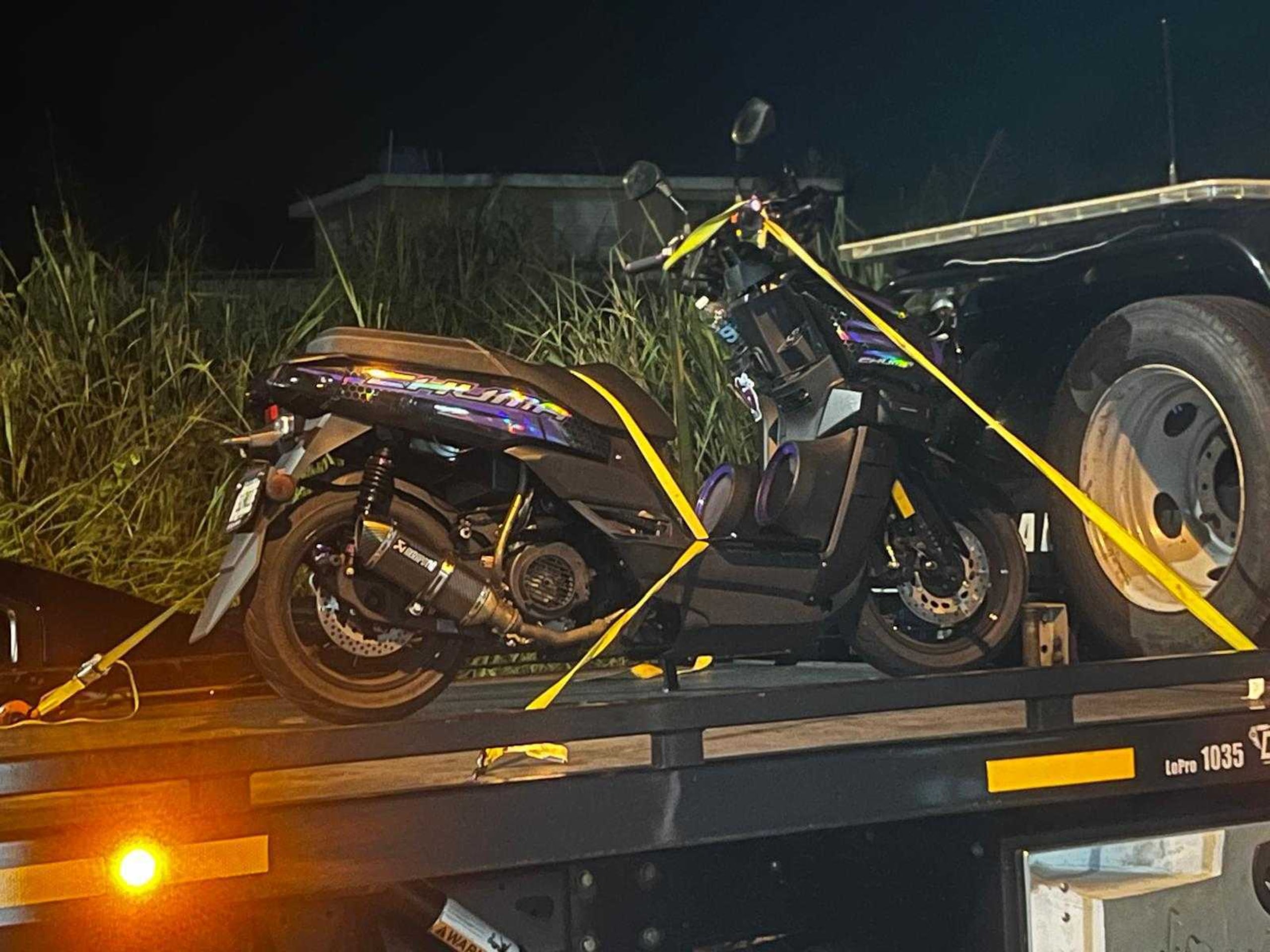 Motora incautada en Aguadilla