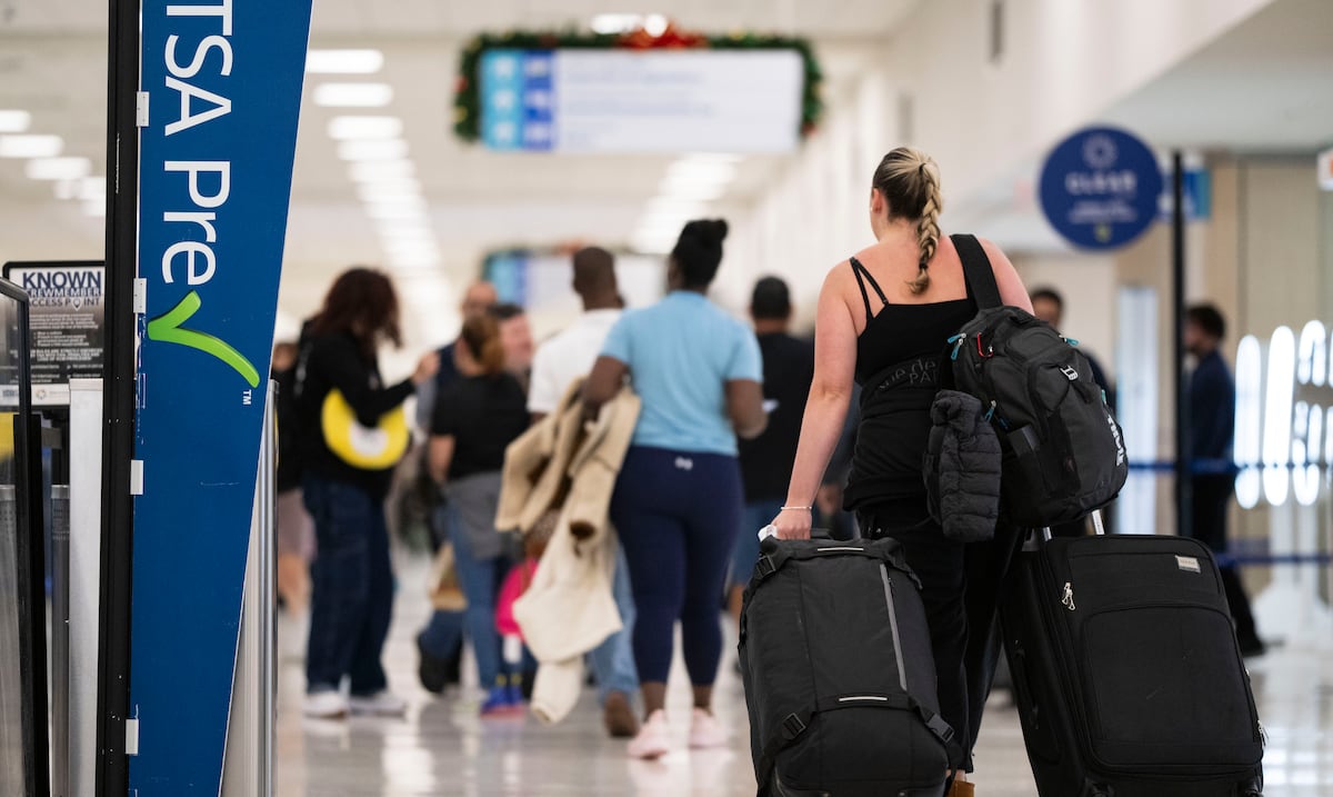 Aeropuerto de Puerto Rico enfrenta caos por filas de seguridad que llegan hasta estacionamientos Aeropuerto de Puerto Rico enfrenta caos por filas de seguridad que llegan hasta estacionamientos