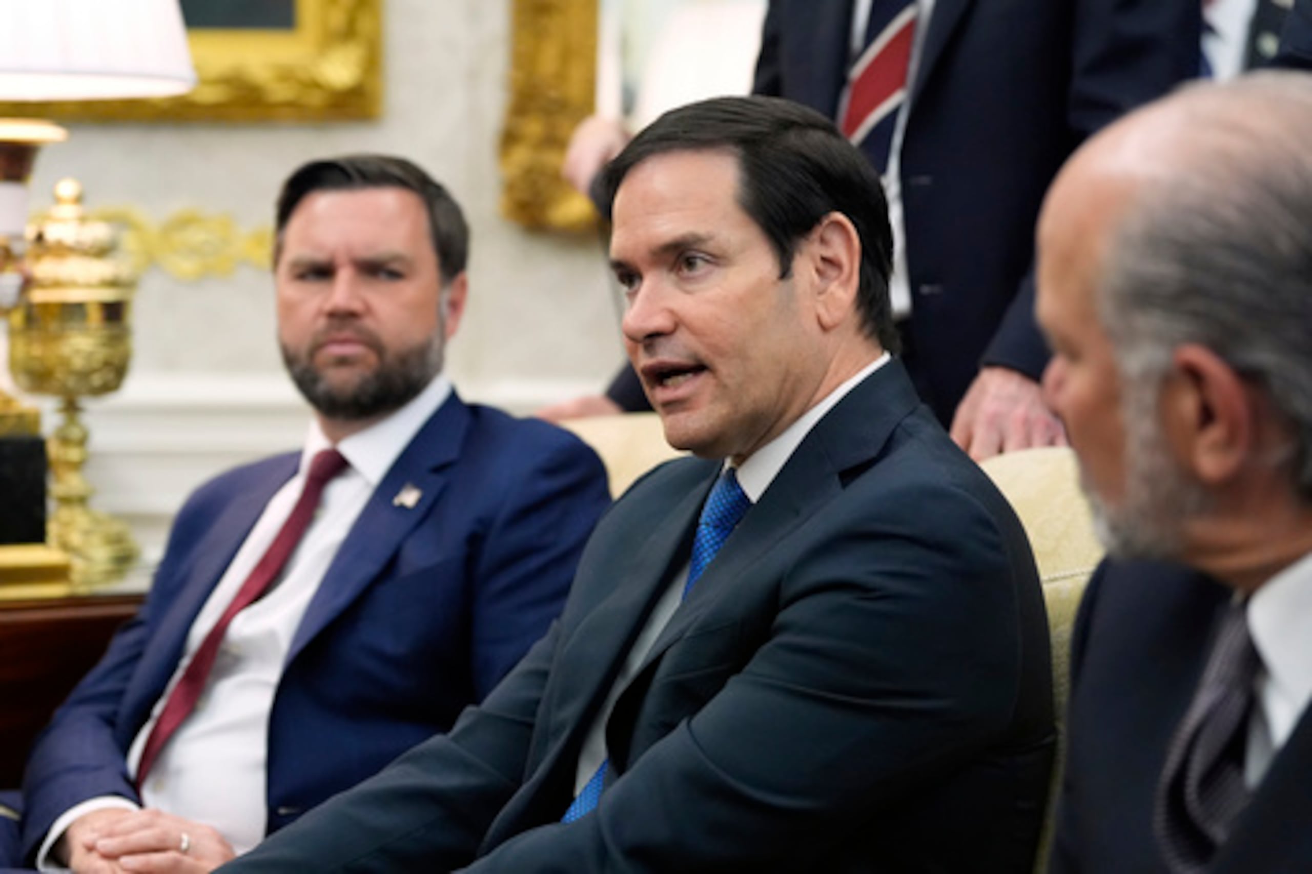 JD Vance y Marco Rubio.