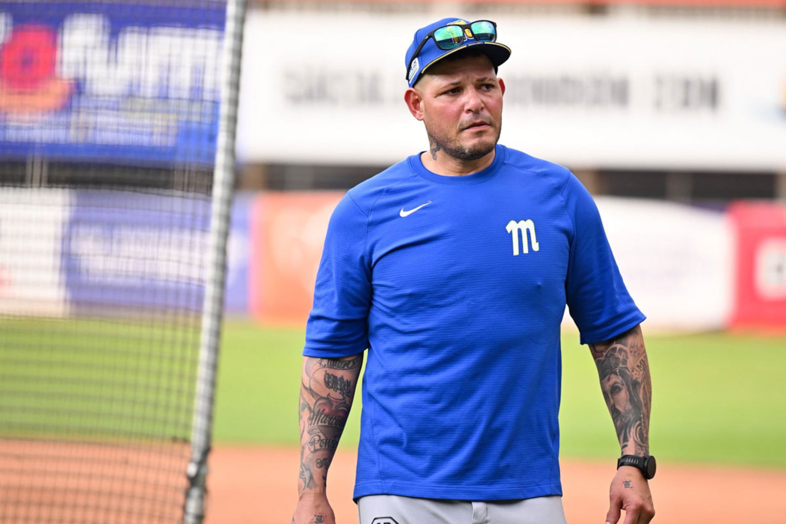 Yadier Molina asumió las riendas de Magallanes cuando jugaban para 8-15 en noviembre. El resto del camino jugaron para 20-12.