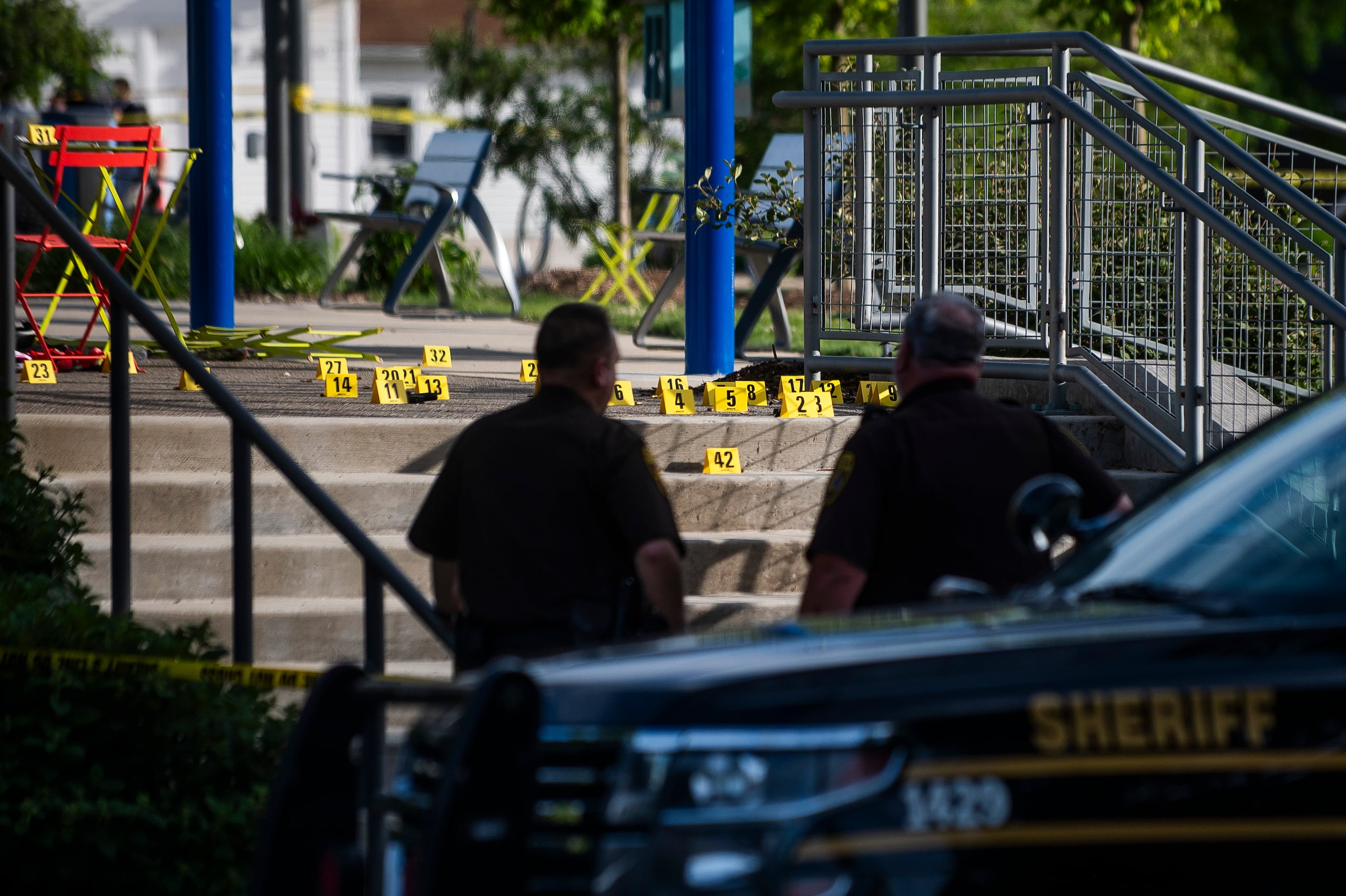 Unas 9 personas fueron heridas durante el tiroteo (Katy Kildee/Detroit News vía AP)