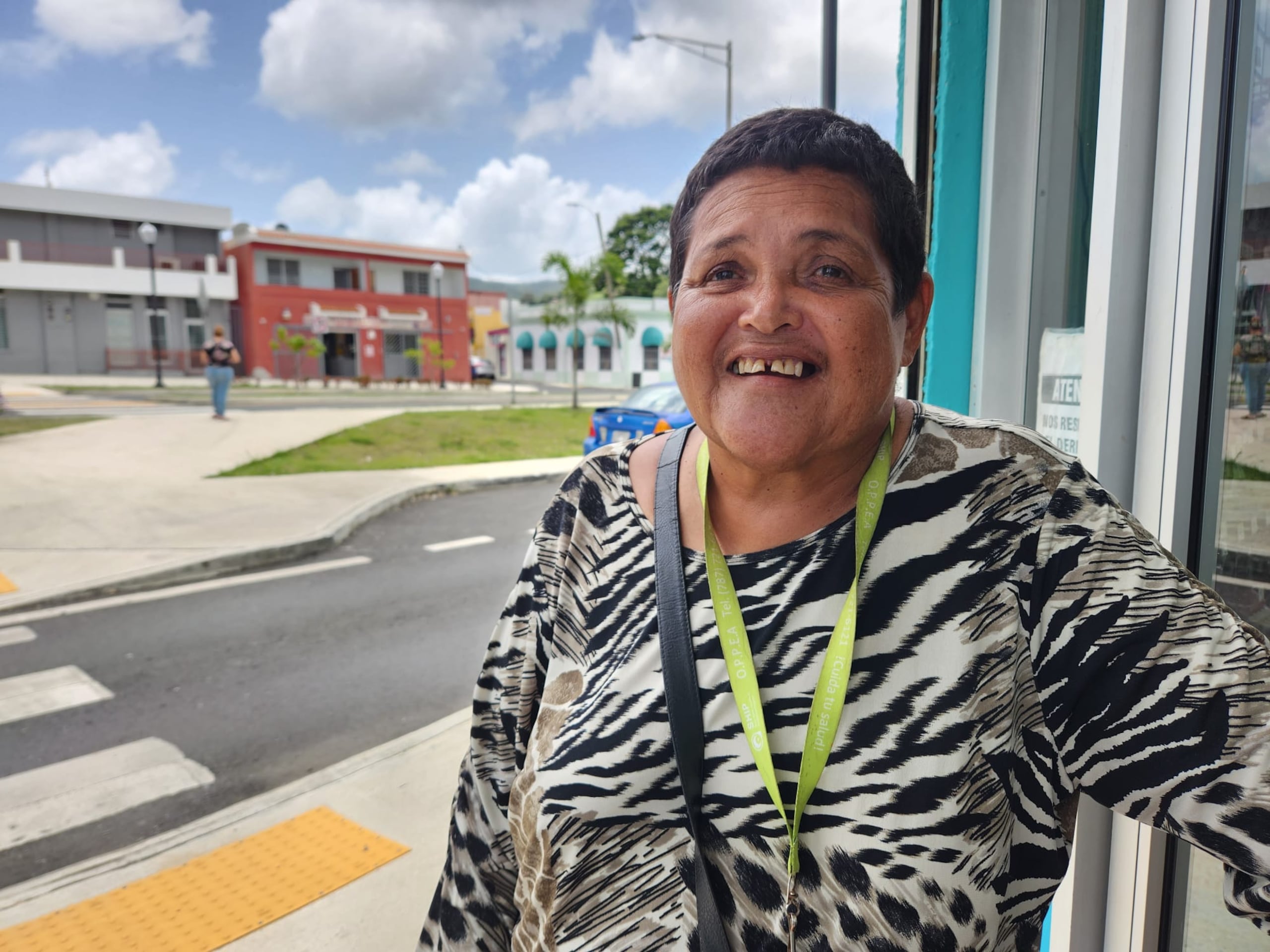 Residente de Cayey identificada como María.