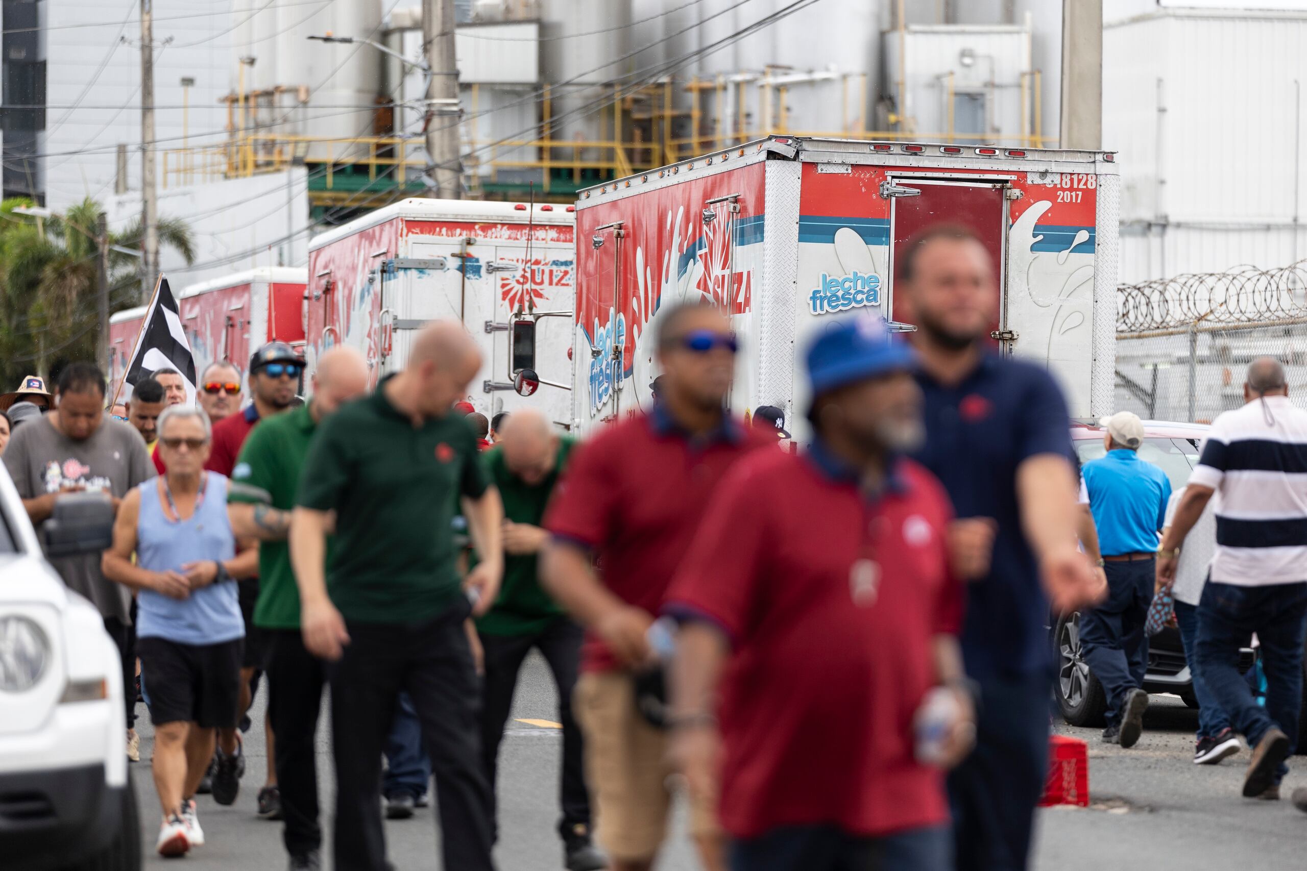 La huelga en la planta de San Juan de Suiza Dairy inició el pasado 11 de junio.