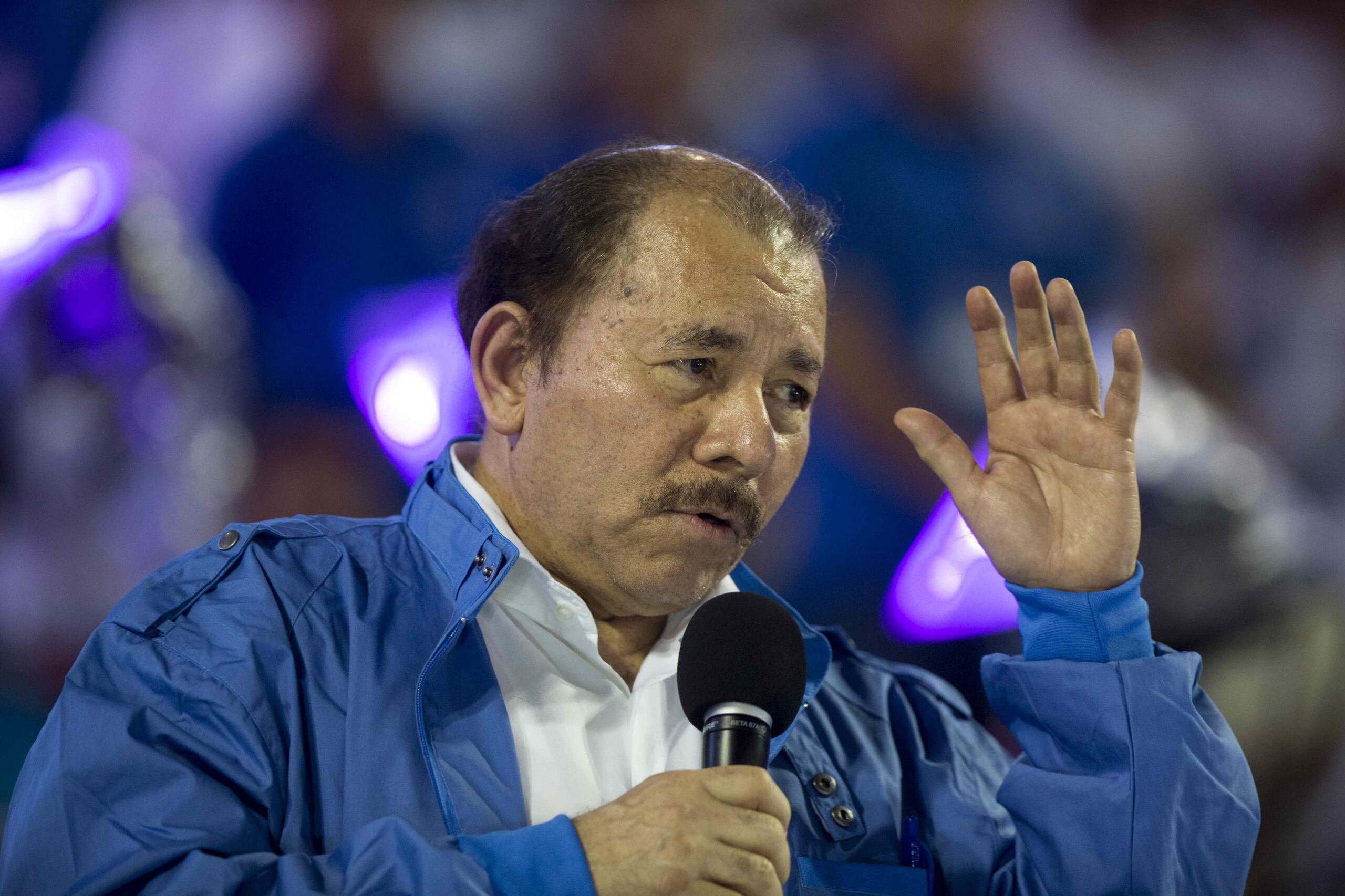 El presidente de Nicaragua, Daniel Ortega.