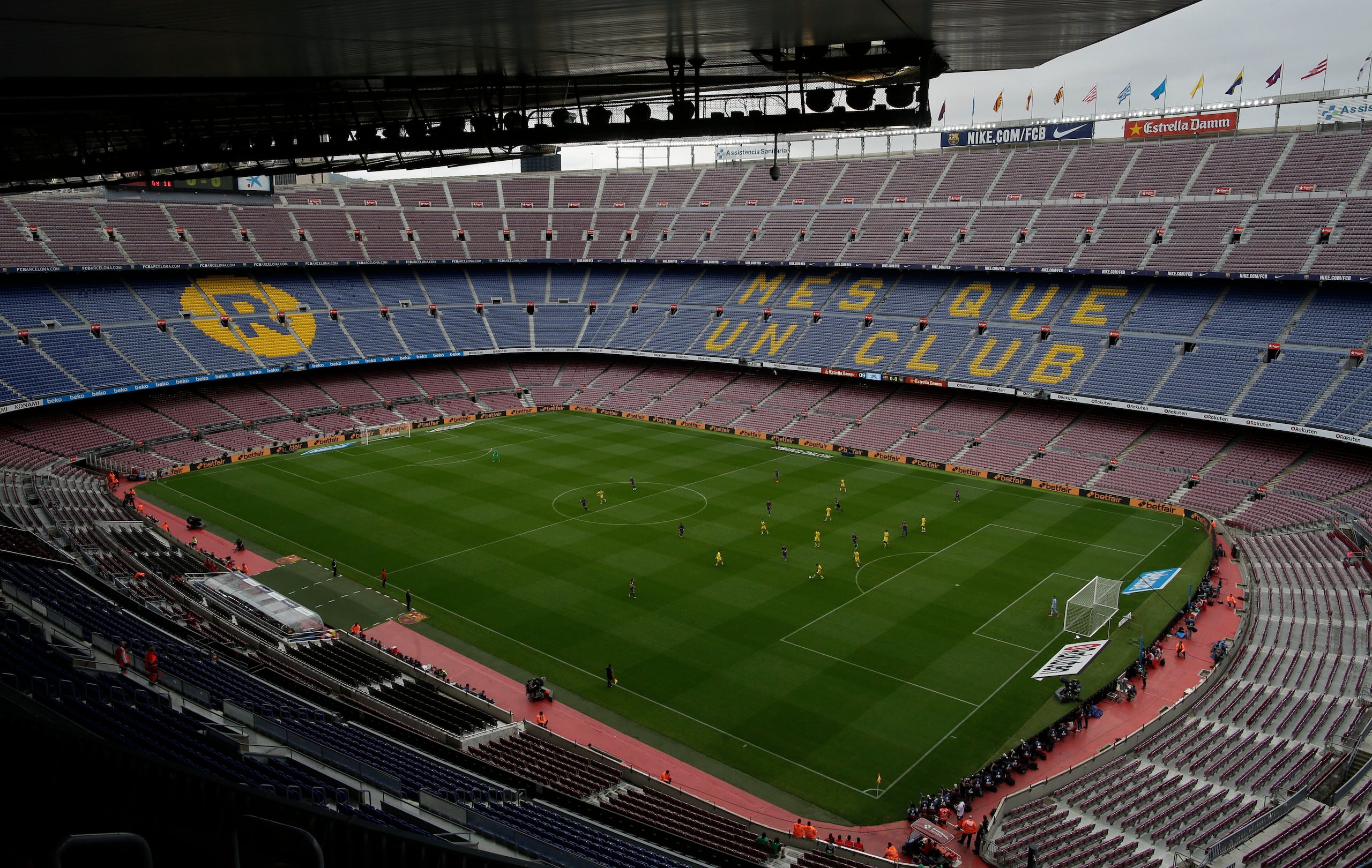 Foto del primero de octubre del 2025, el estadio del Camp Nou durante el encuentro del Barcelona y Las Palmas.