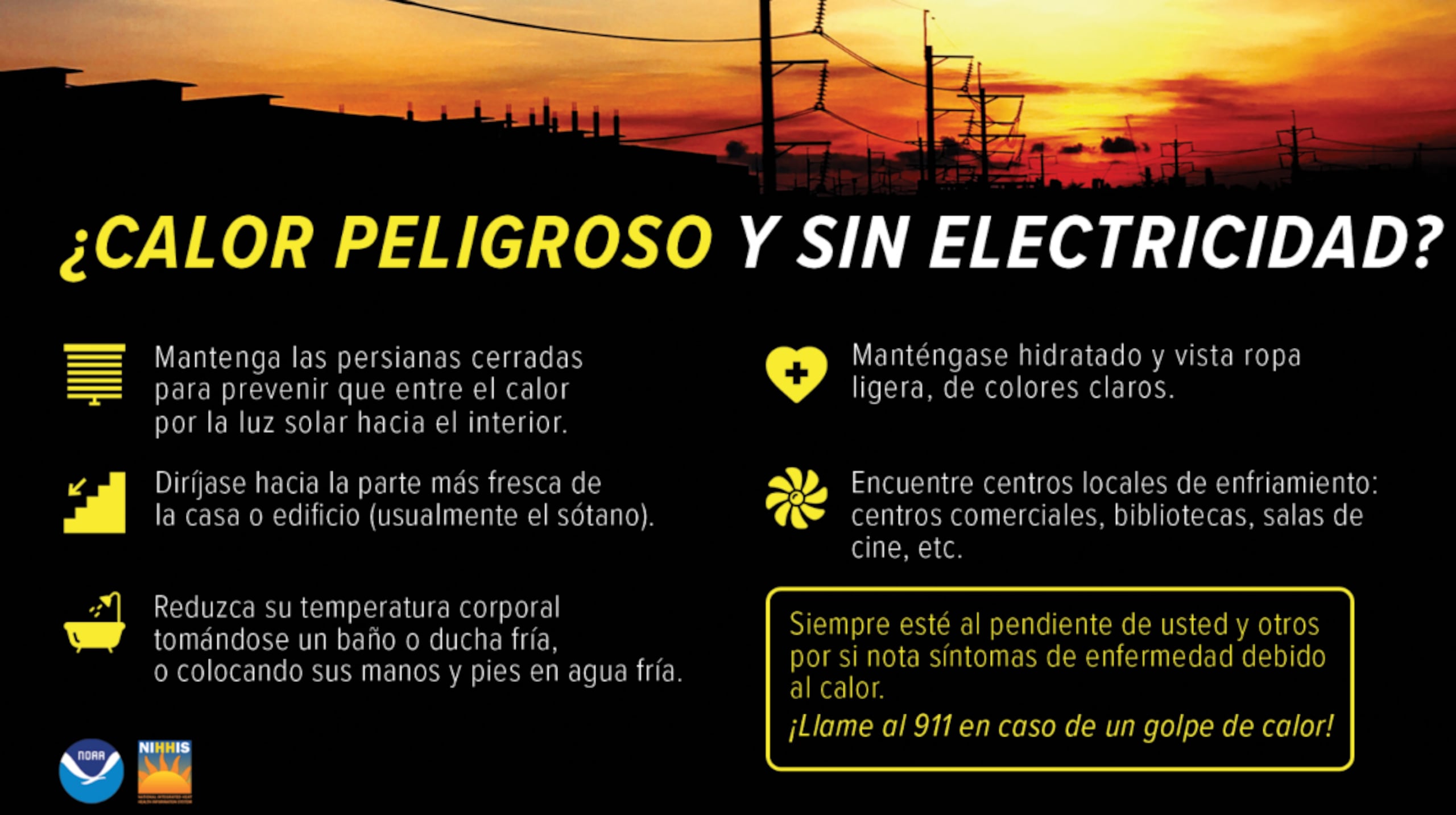 Estos son los consejos de Meteorología.