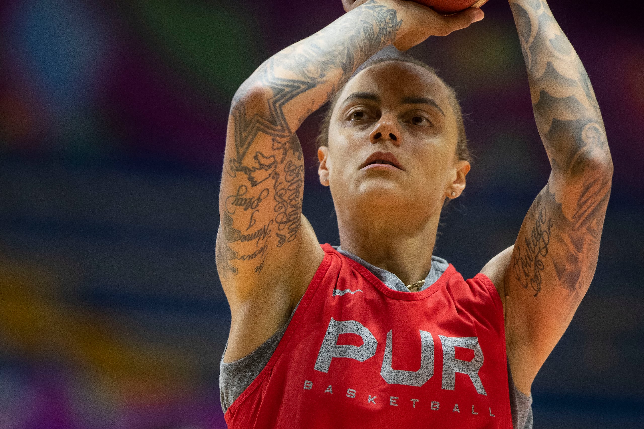 Jazmon Gwathmey llevaba alrededor de dos años sin vestir la camiseta de Puerto Rico.