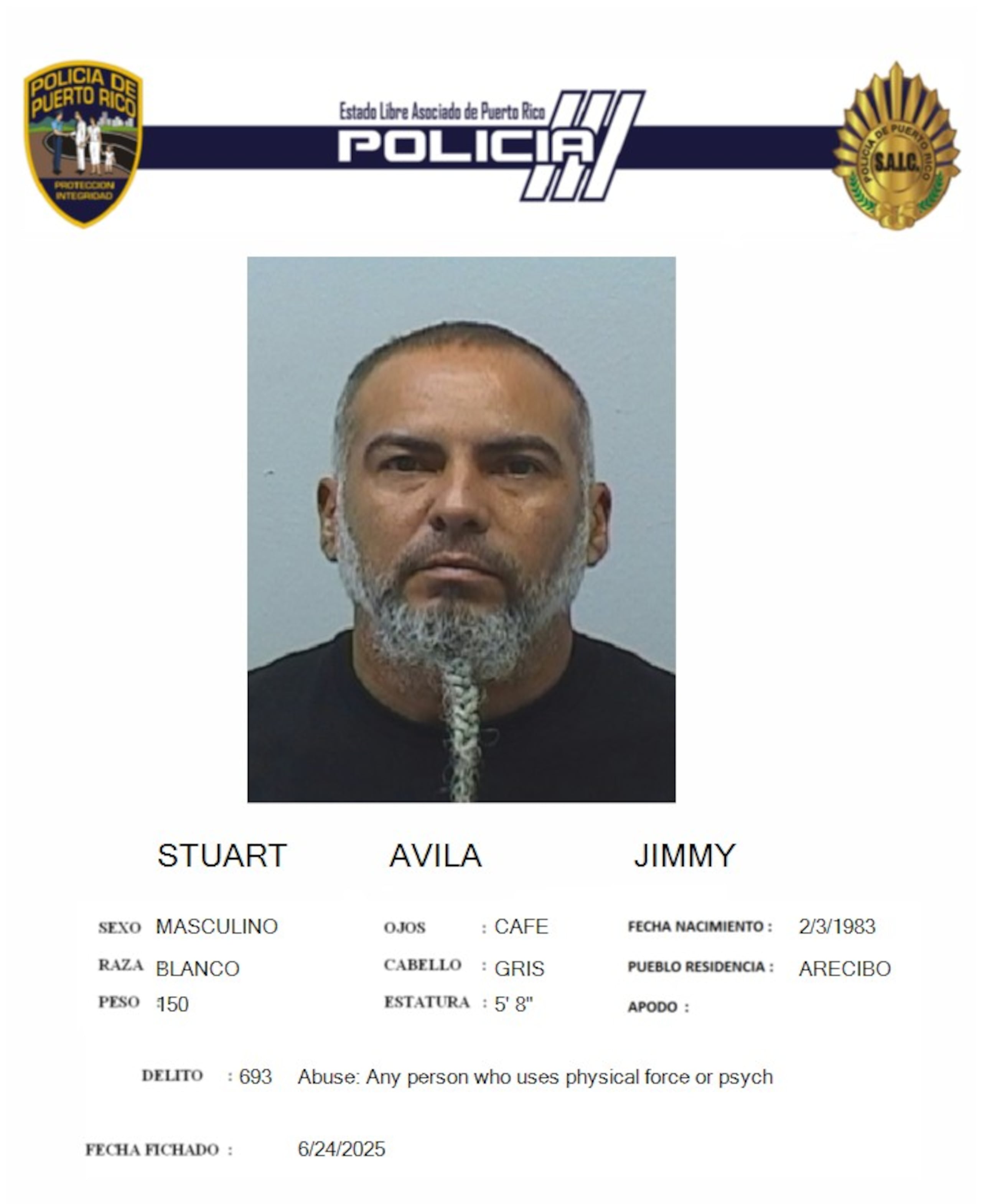 Jimmy Stuart Ávila, enfrenta un cargo de maltrato a su expareja.