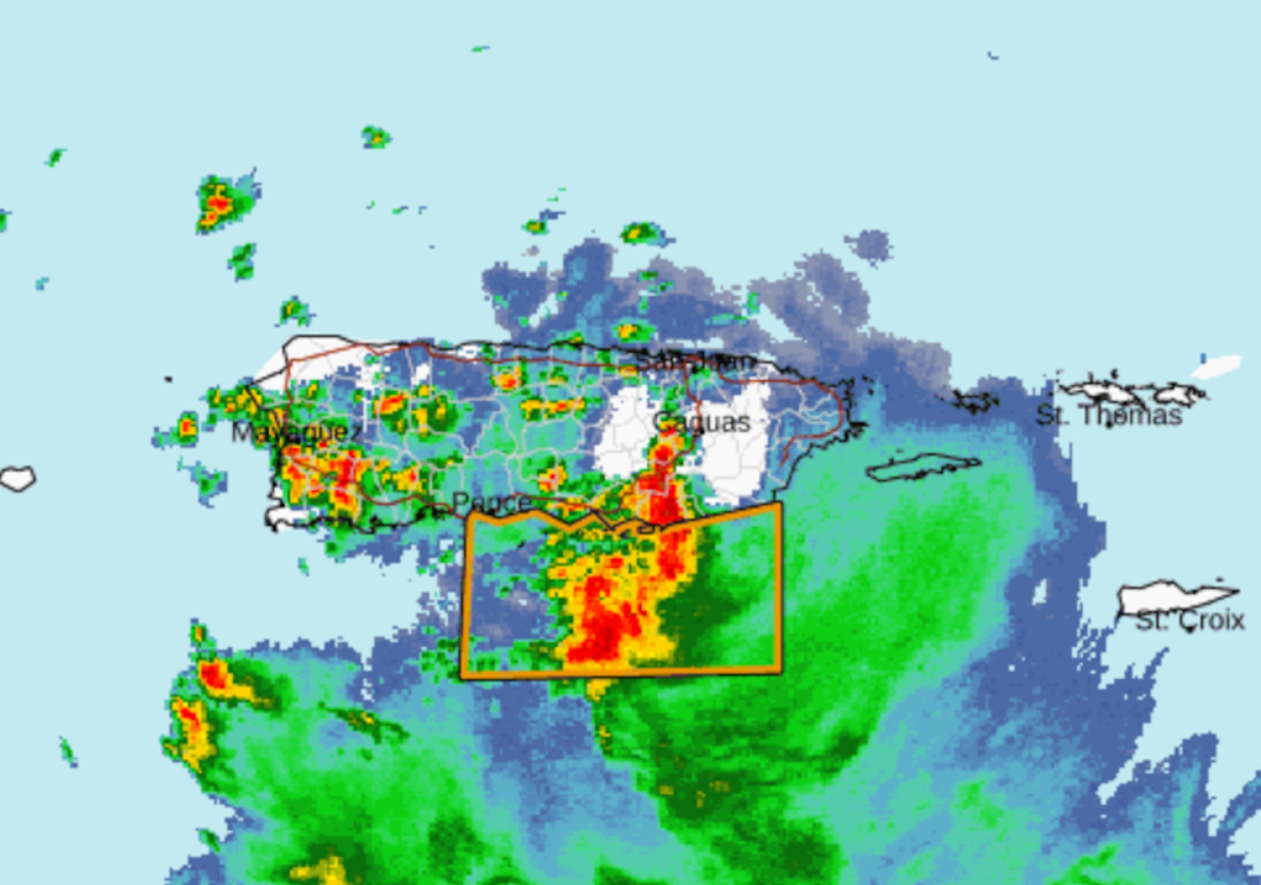Remanentes de Dolly afectan varias zonas de Puerto Rico