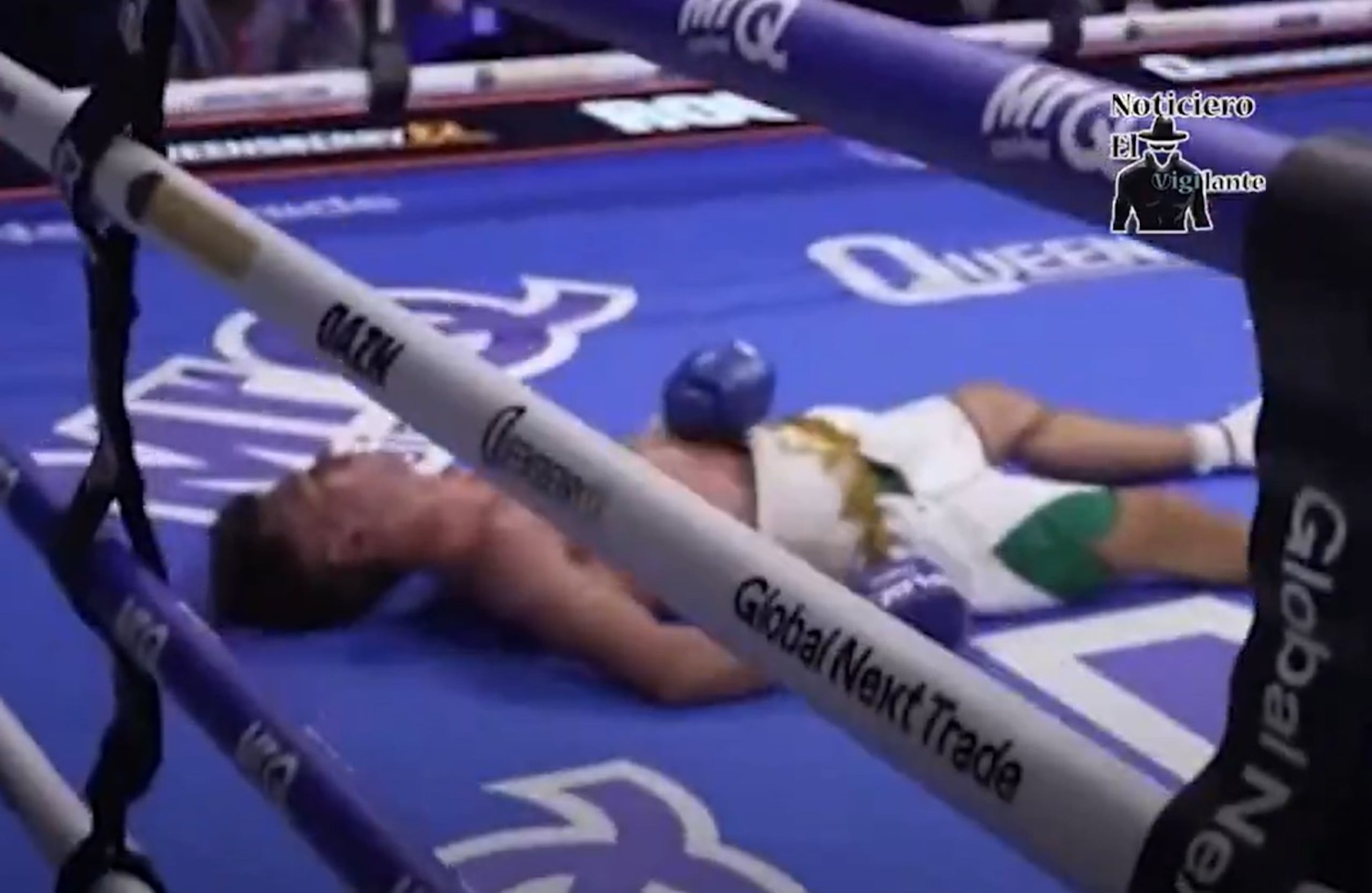 Boxeador herido.