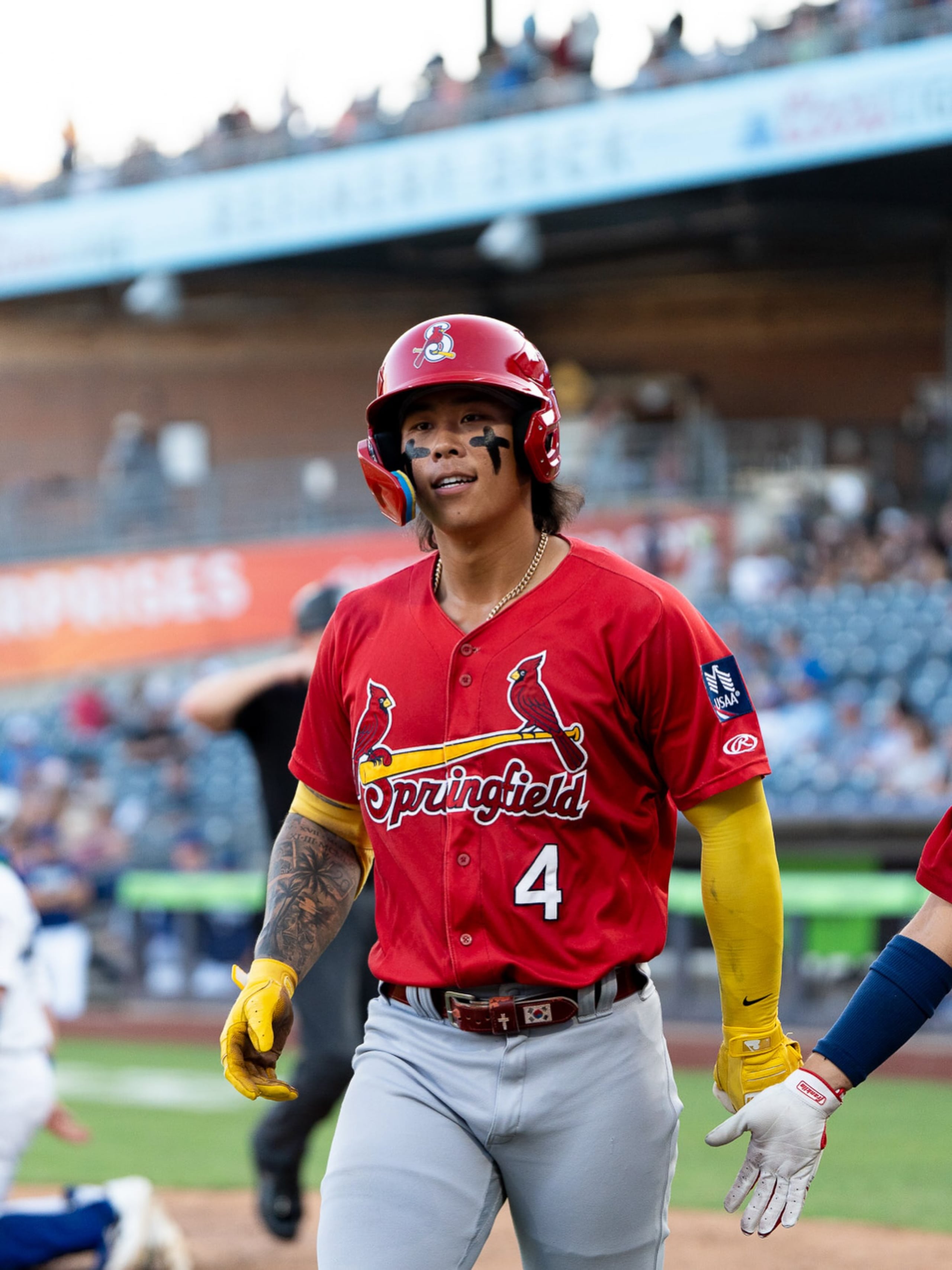 Won-Bin Cho ha jugado cinco temporada en las Menores con los Cardinals de San Luis.
