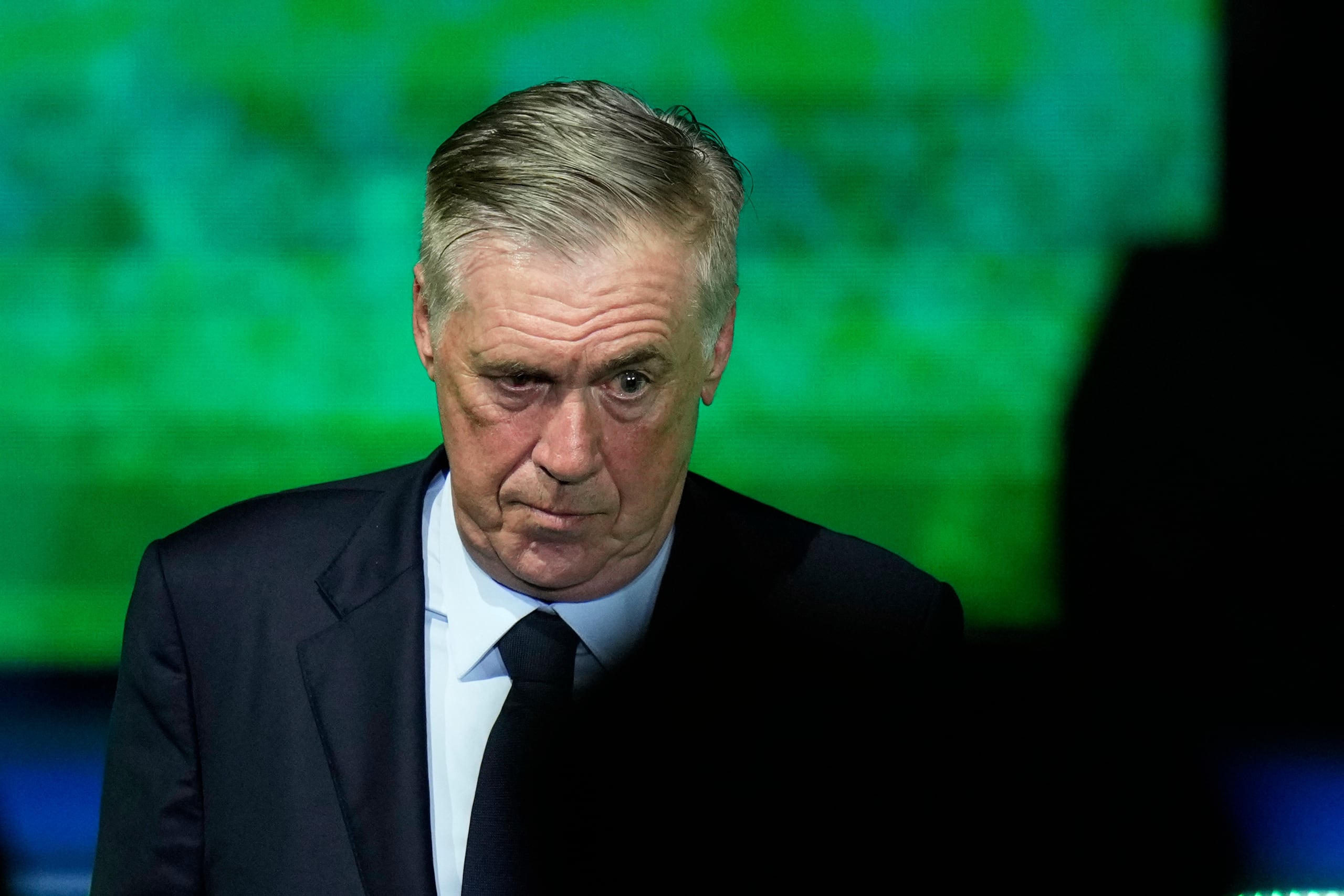 El técnico de Brasil Carlo Ancelotti durante el anuncio de la convocatoria para el Mundial 2026.