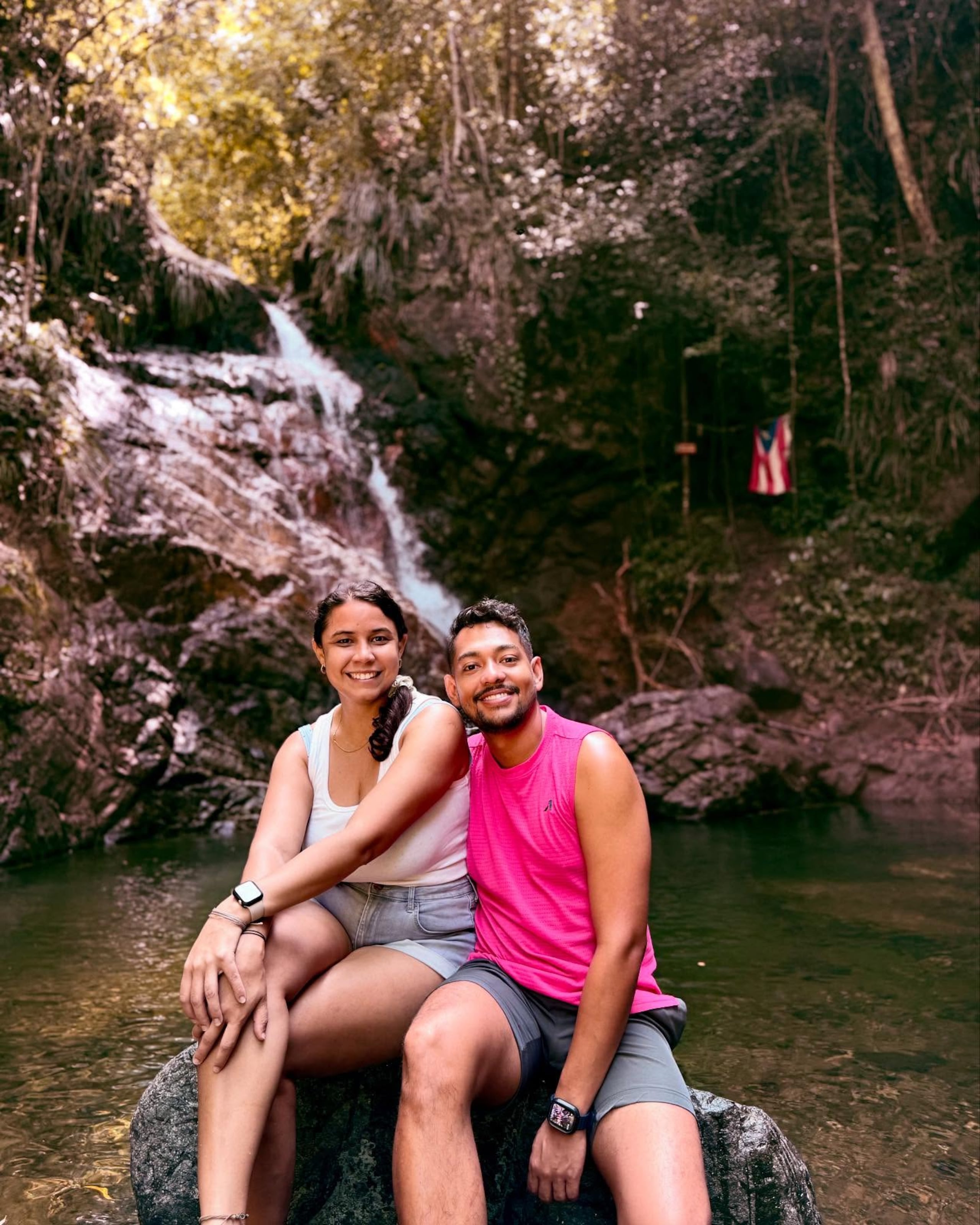 El matrimonio lleva nueve años viviendo en Puerto Rico.