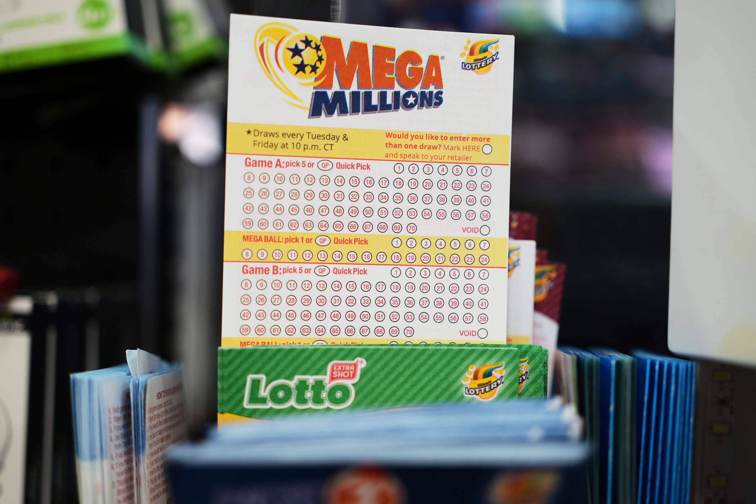 Mega Millions no está disponible en Puerto Rico.