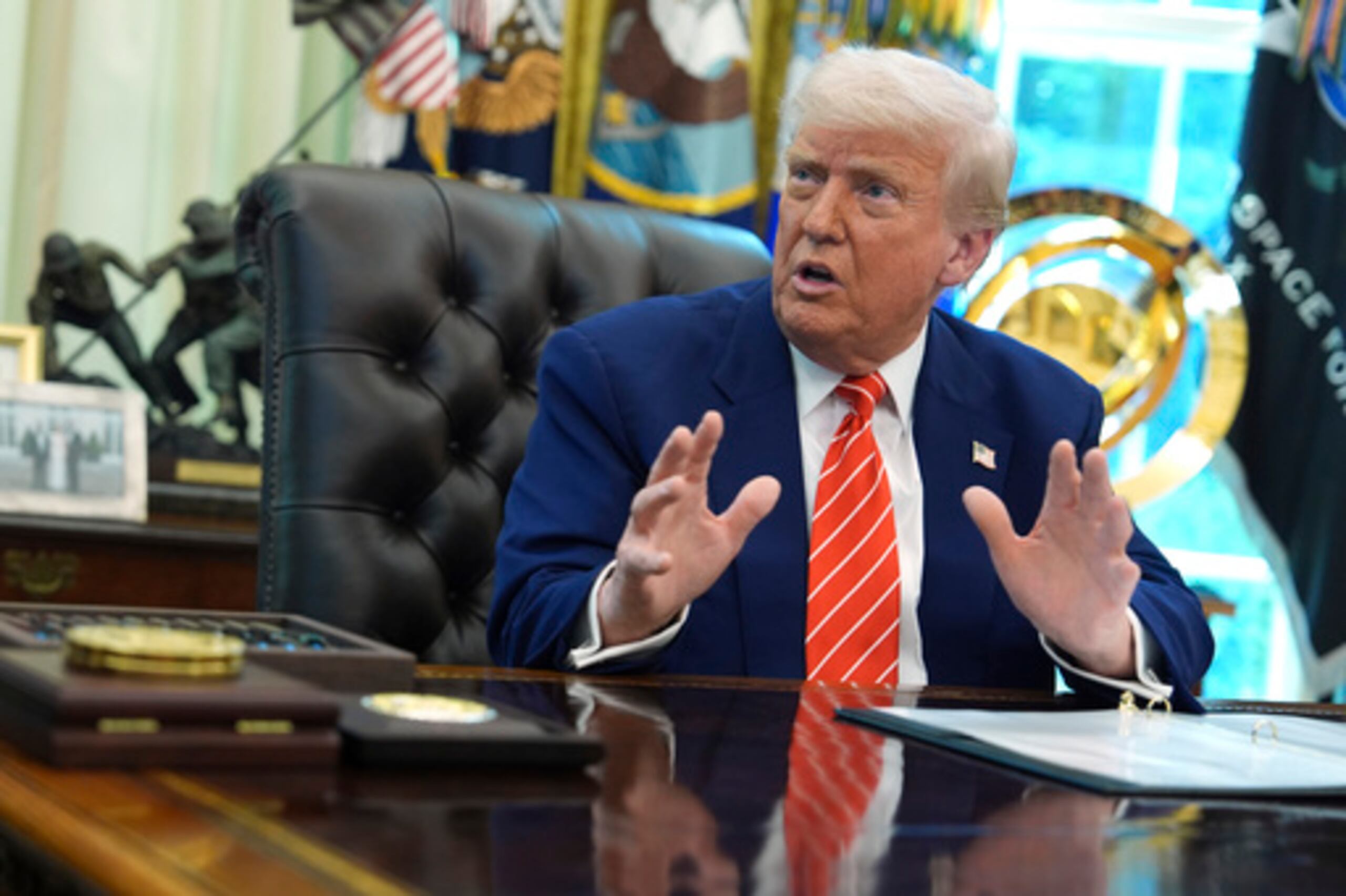 El presidente, Donald Trump.