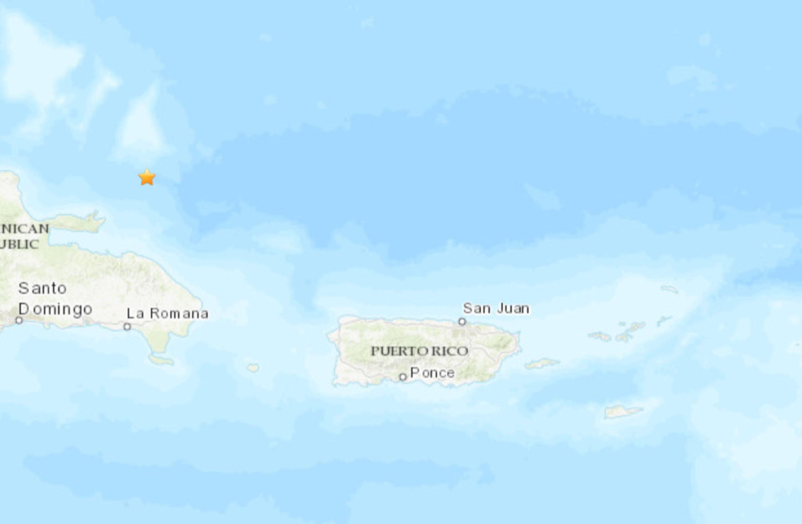 La RSPR estimó que la intensidad máxima sentida en Puerto Rico fue de IV en el pueblo de Aguadilla.
