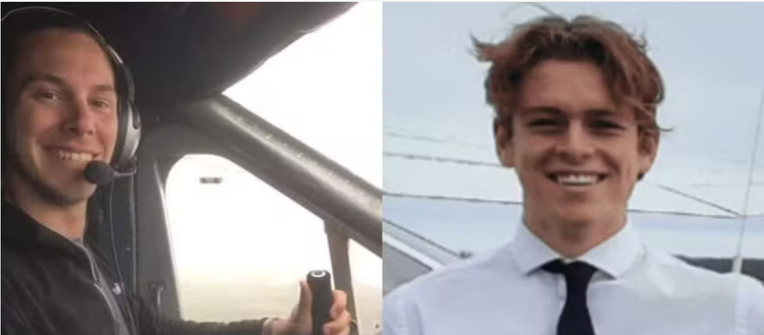 Los pilotos Antoine Forest y Mackenzie Gunther