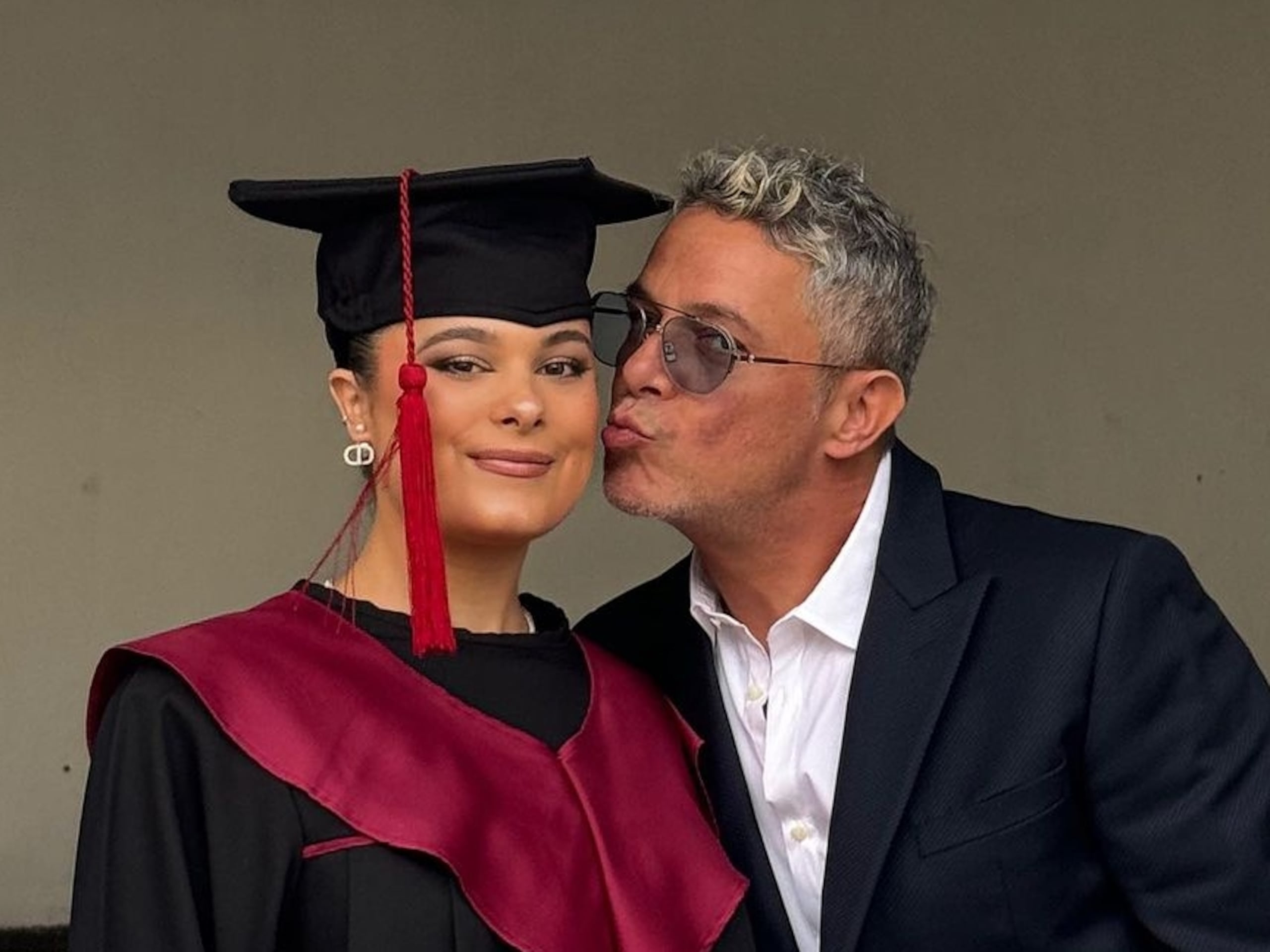 Alejandro Sanz y su hija, Manuela.