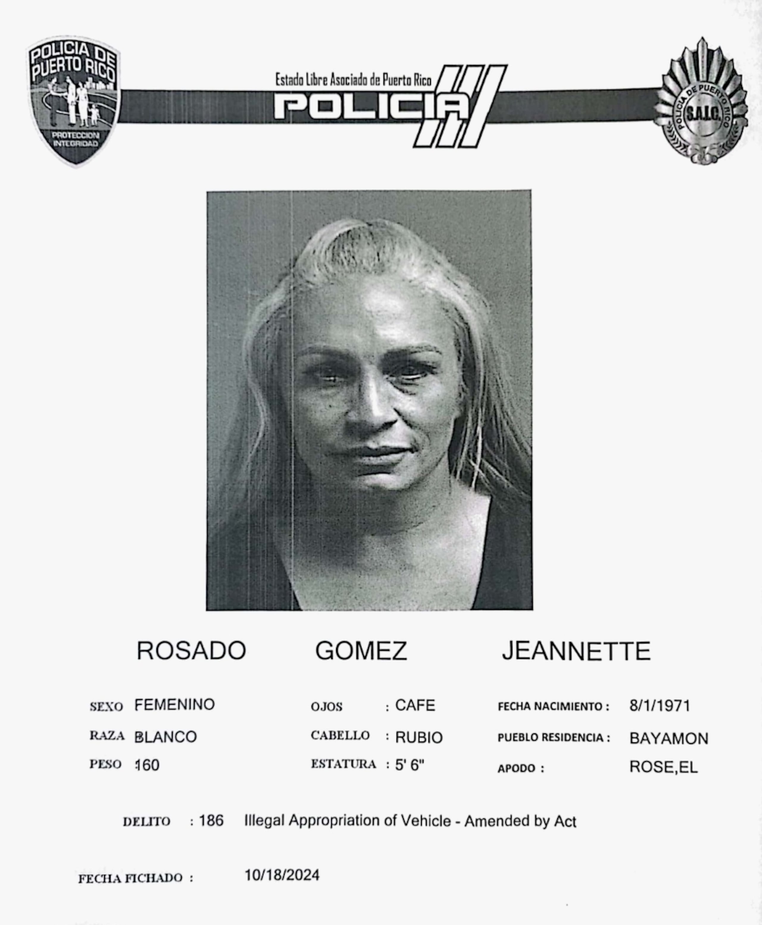 Jeanette Rosado Gómez.