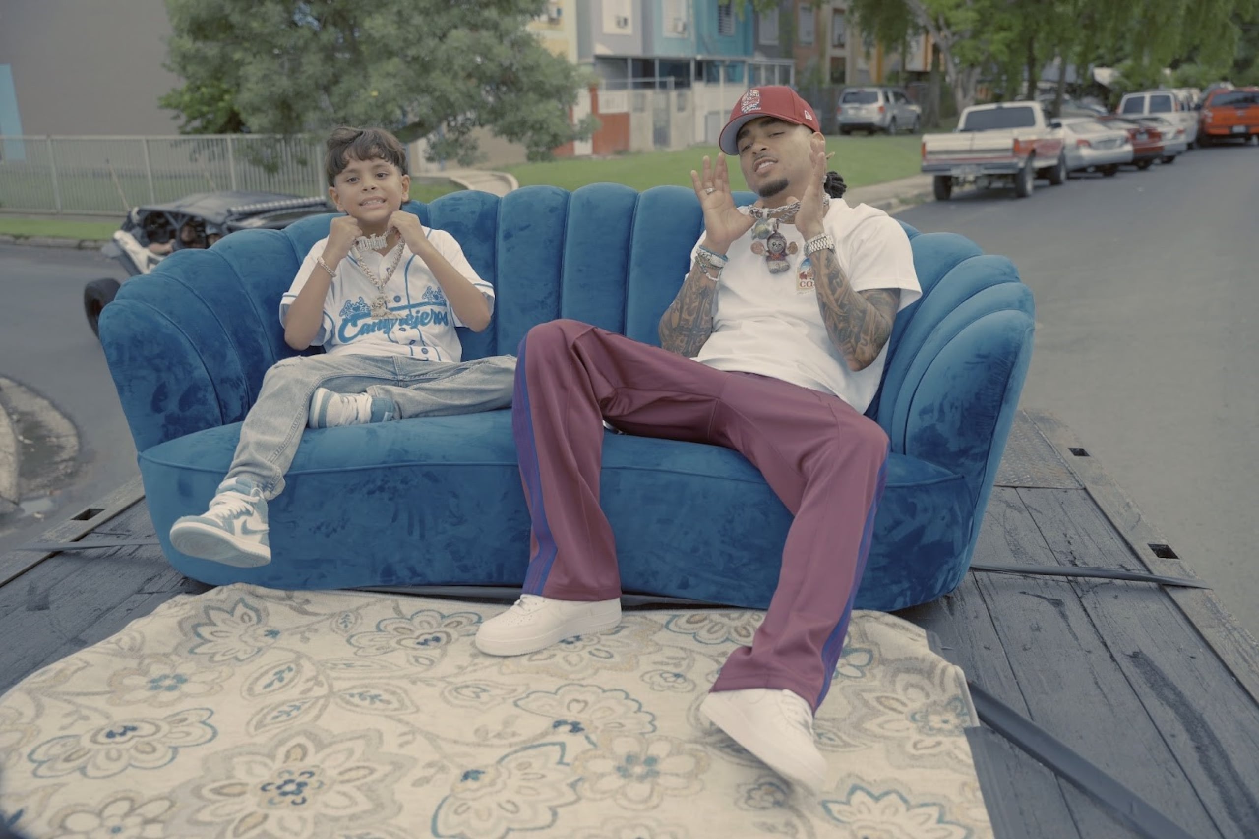 Ozuna es uno de los que ha mostrado su apoyo al pequeño intérprete.