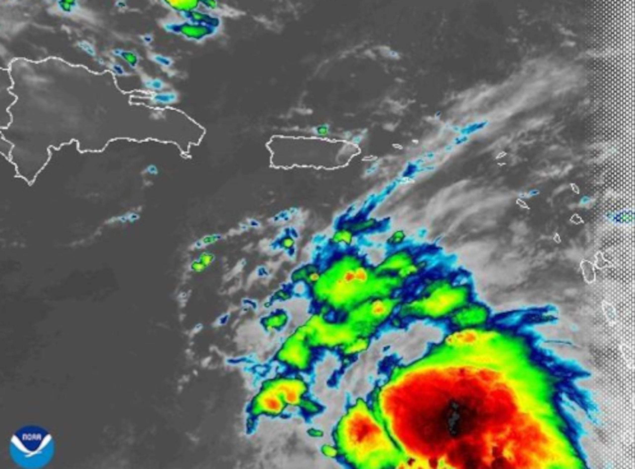 Invest 98L dejará lluvias en Puerto Rico