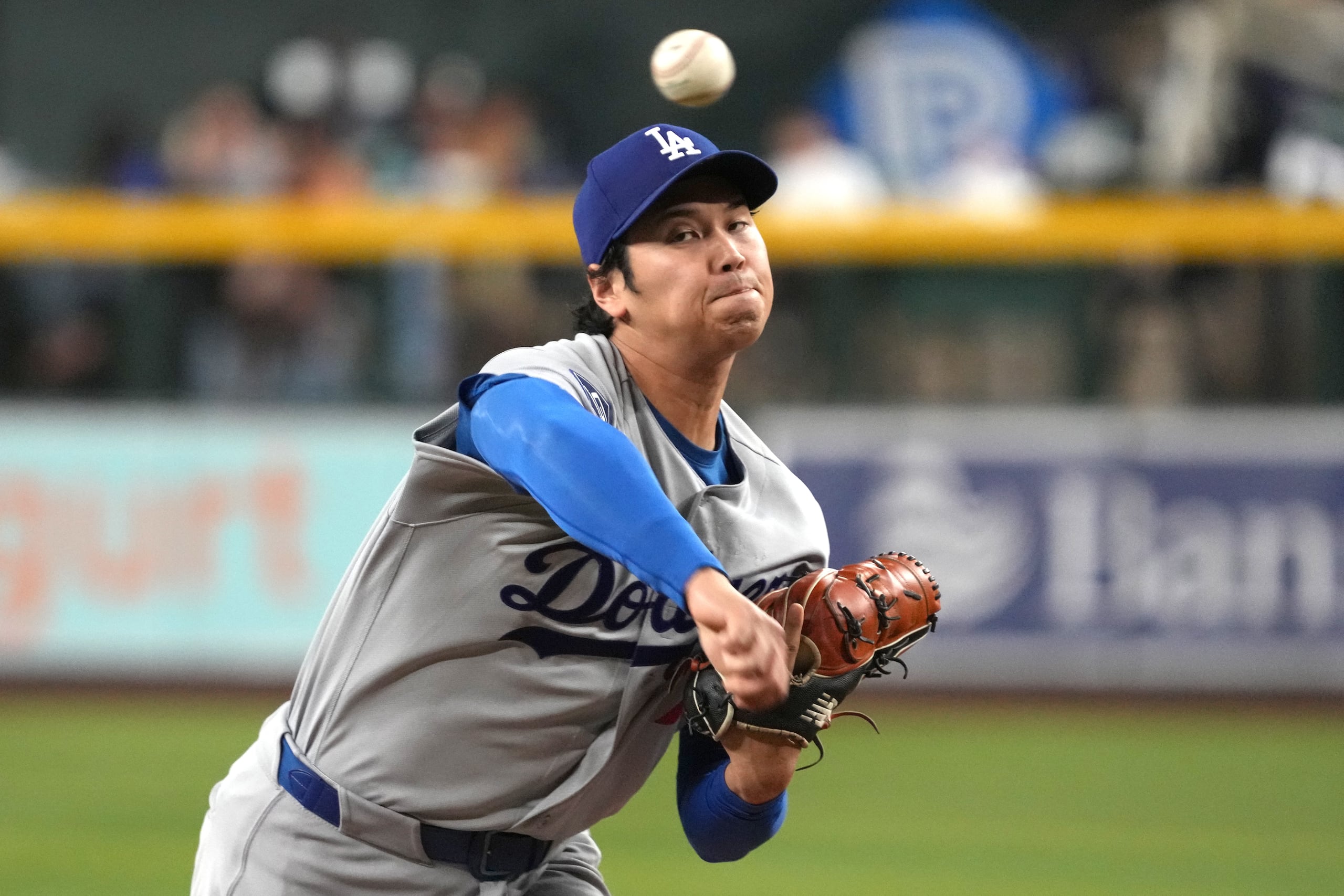 El japonés Shohei Ohtani, de los Dodgers de Los Ángeles.