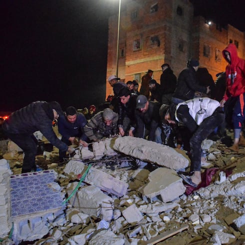 FOTOS: Trágica escena en Marruecos tras derrumbarse dos edificios