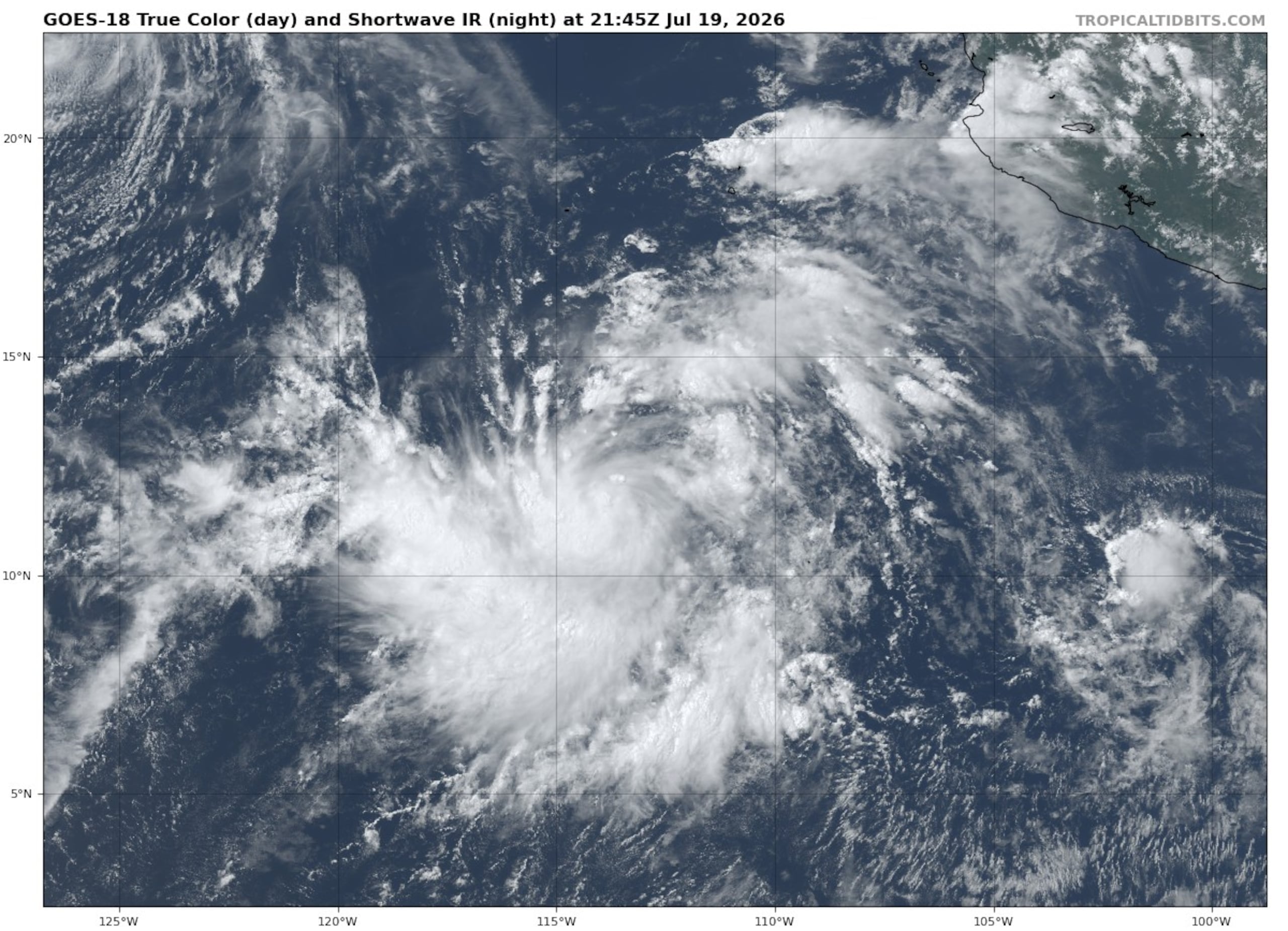 Tormenta Fausto. (NOAA)