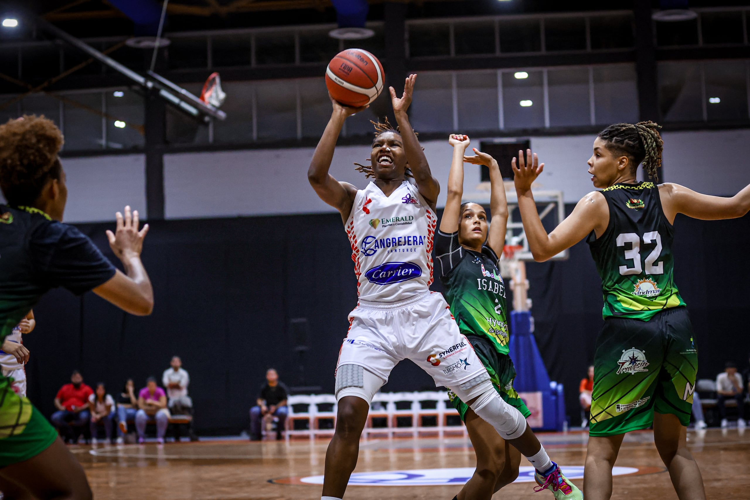 Kamaria McDaniel, de las Cangrejeras de Santurce.