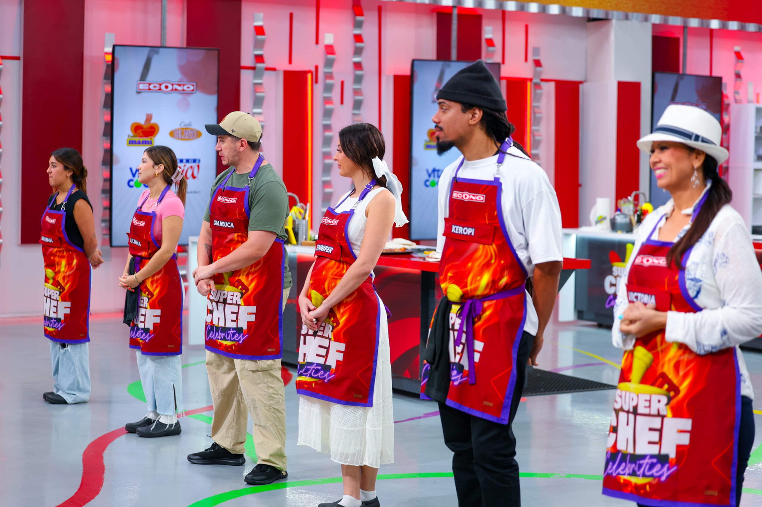 Las estrellas vivieron la realidad de un restaurante desde la "Súper Cocina".