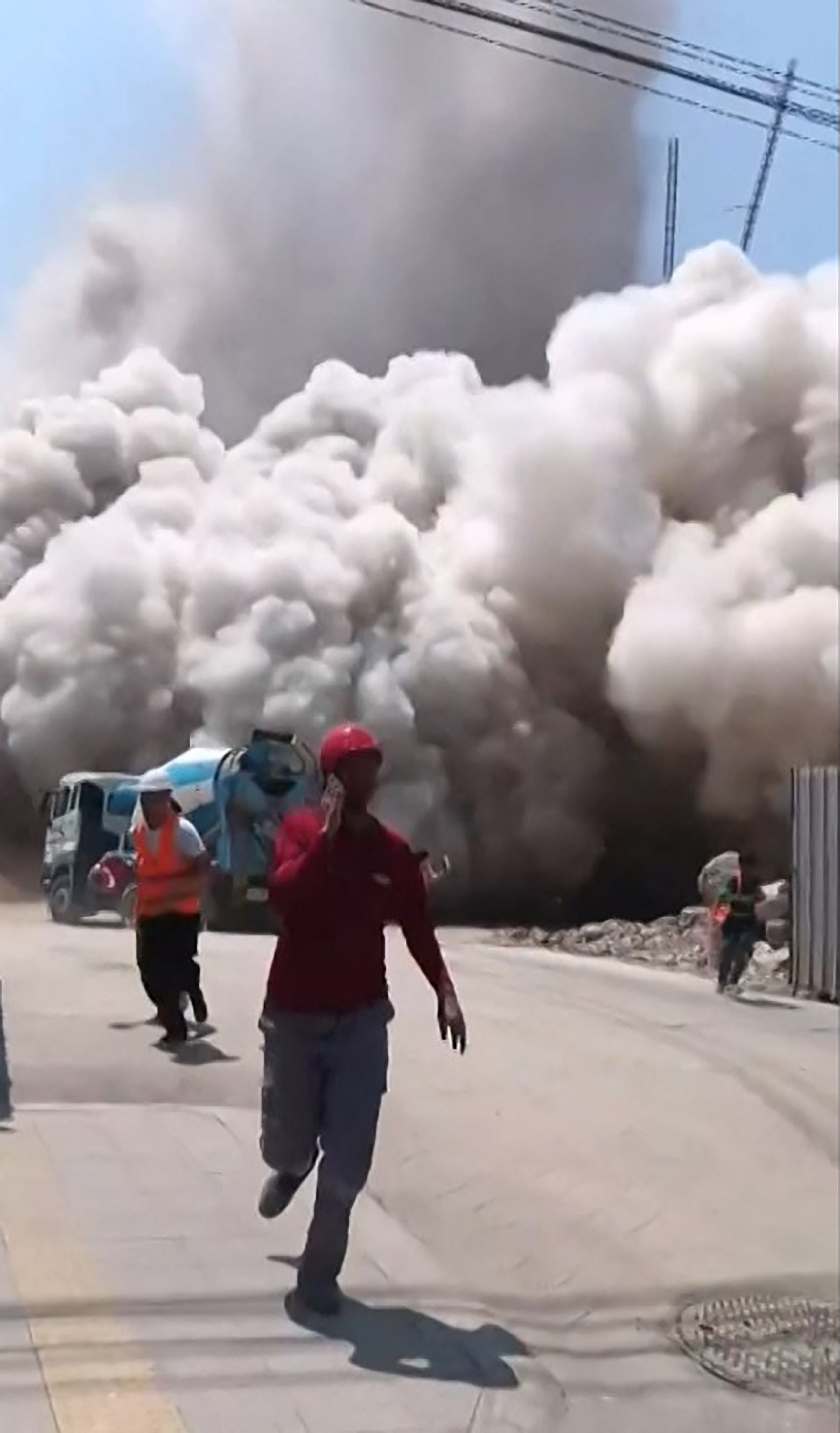 Colapso edificio en Tailandia.