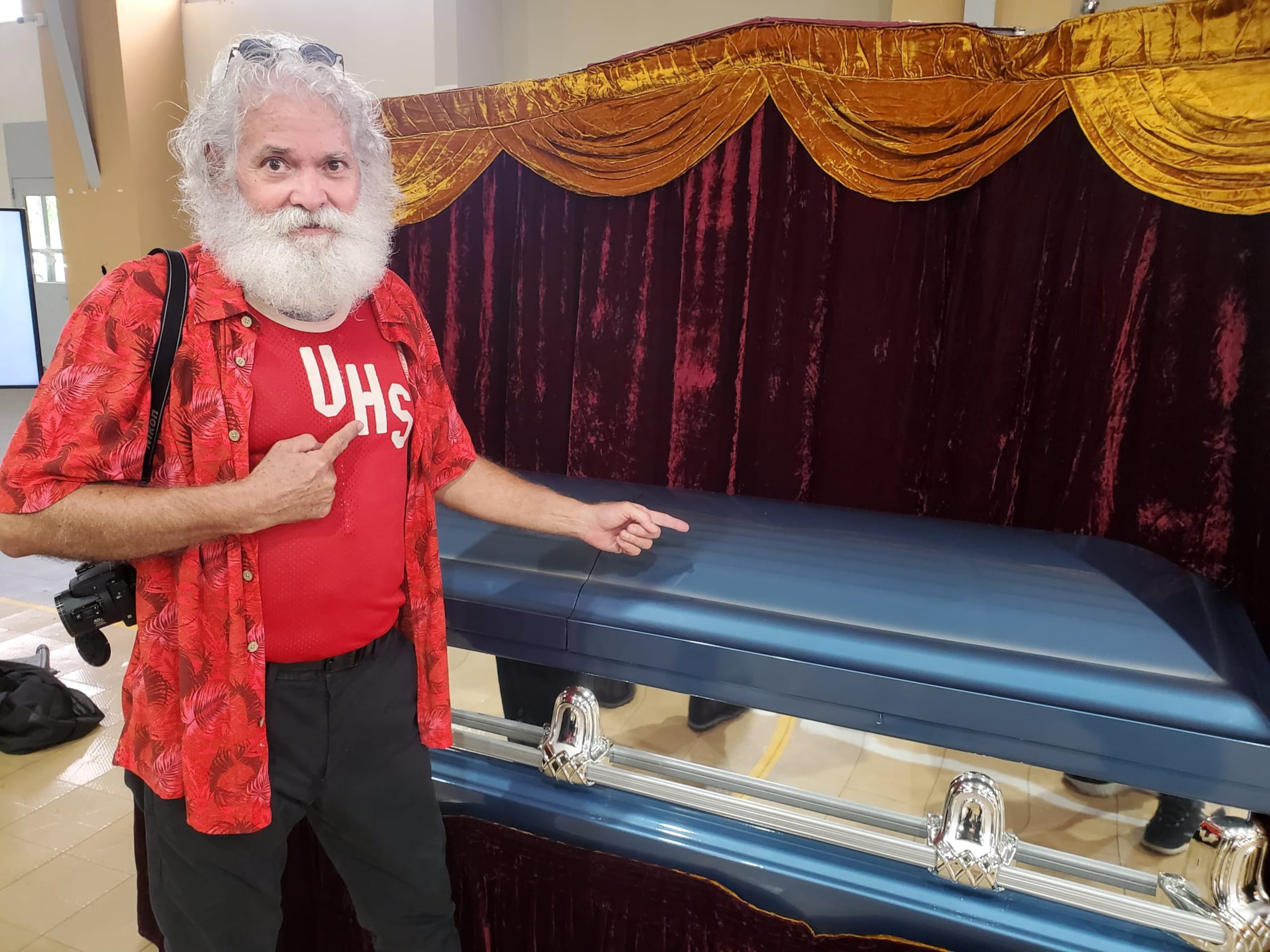 Lesmes Boyenger, un excompañero de Ricky Amon en UHS, acudió a la actividad.