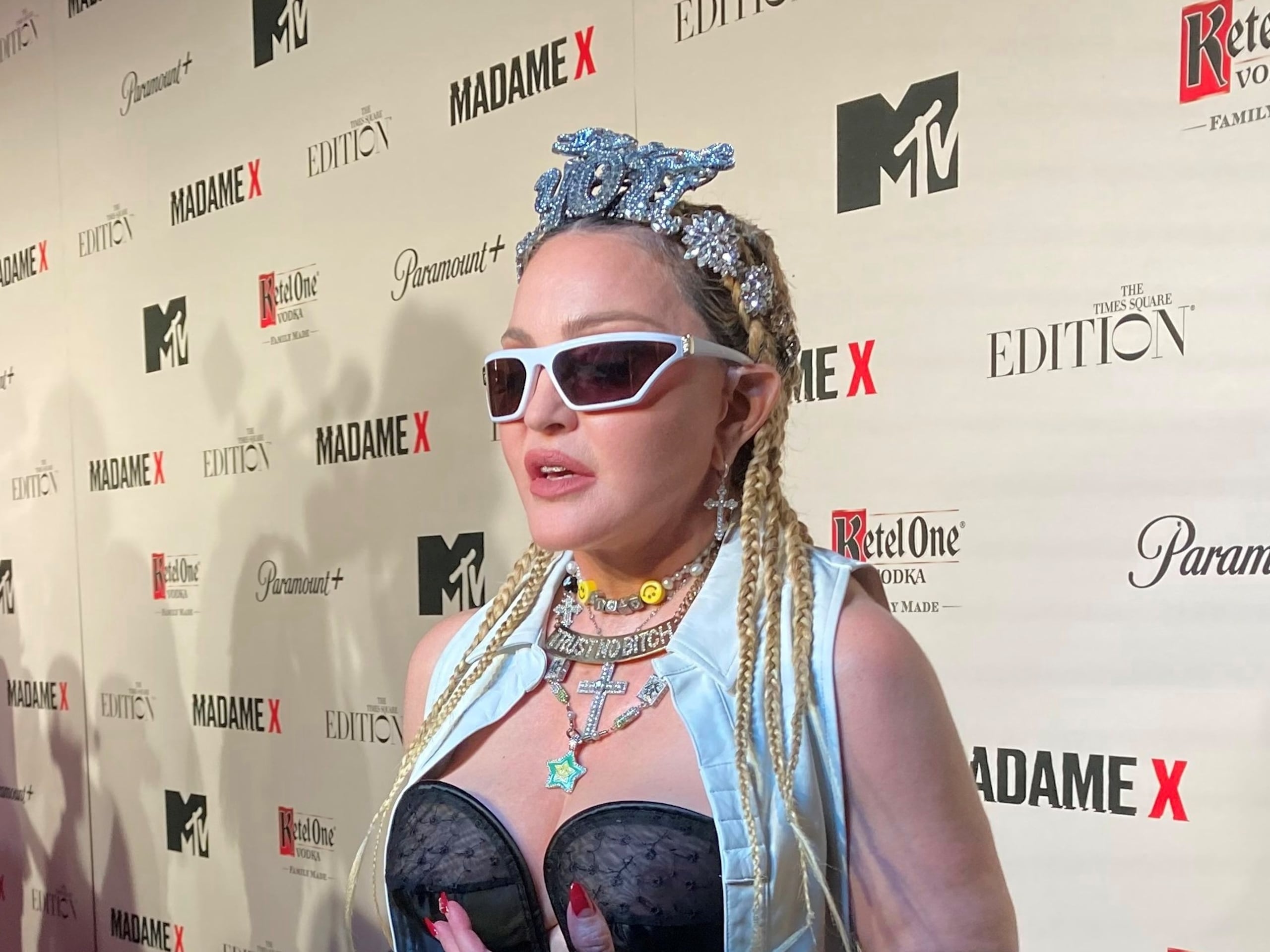 La cantante Madonna en una imagen de 2021.