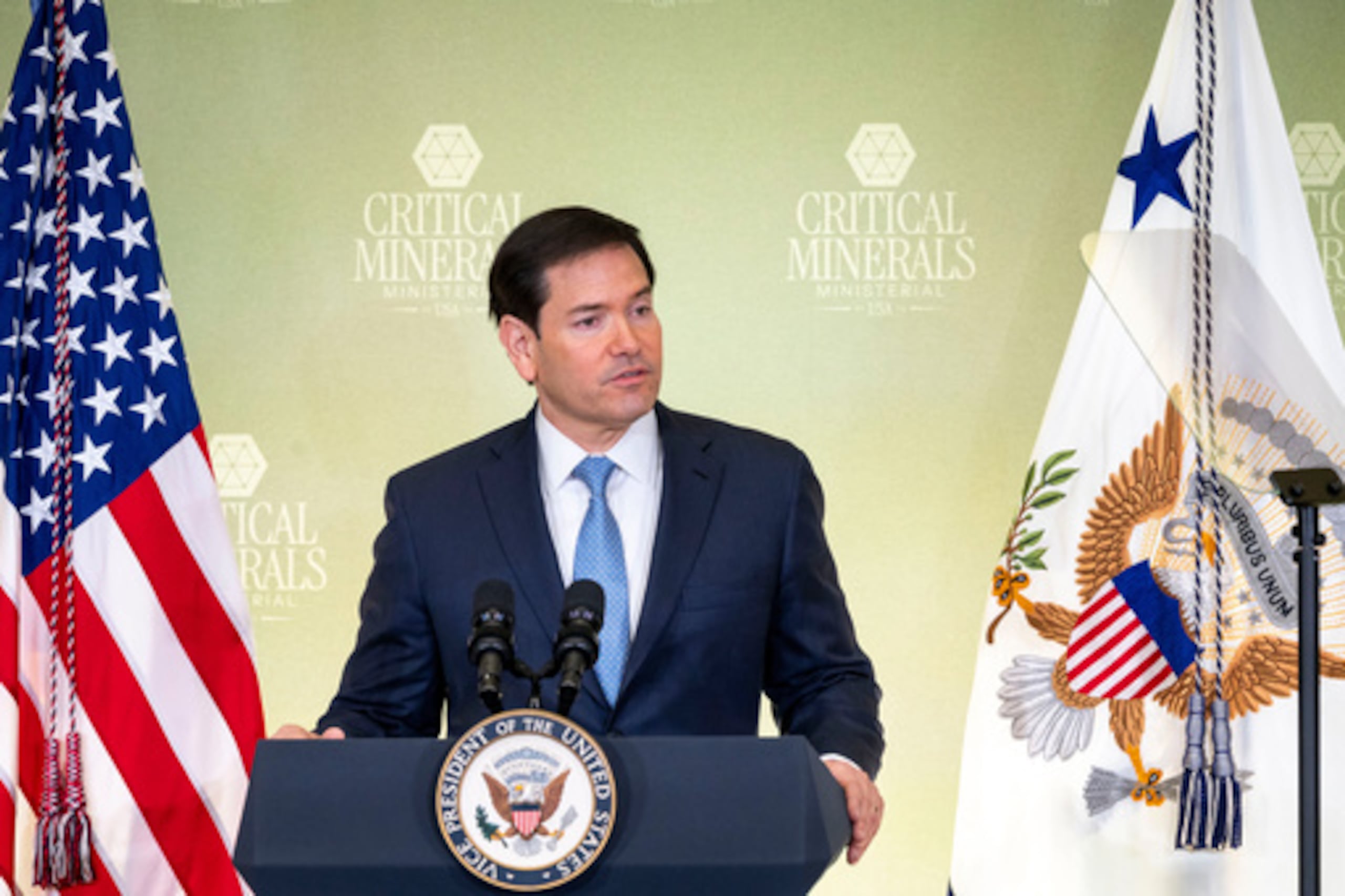 El Secretario de Estado, Marco Rubio.