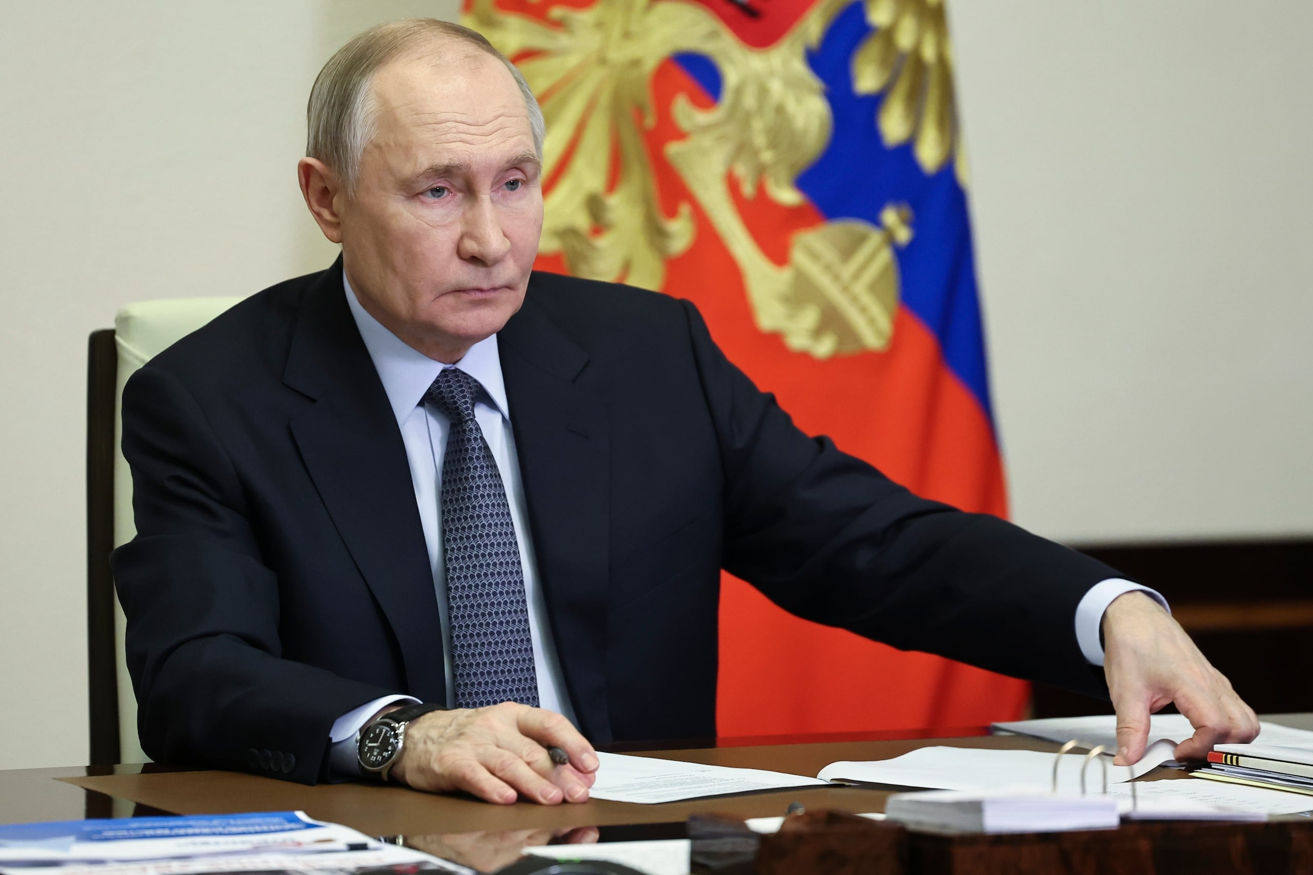 El presidente ruso Vladimir Putin en Moscú.