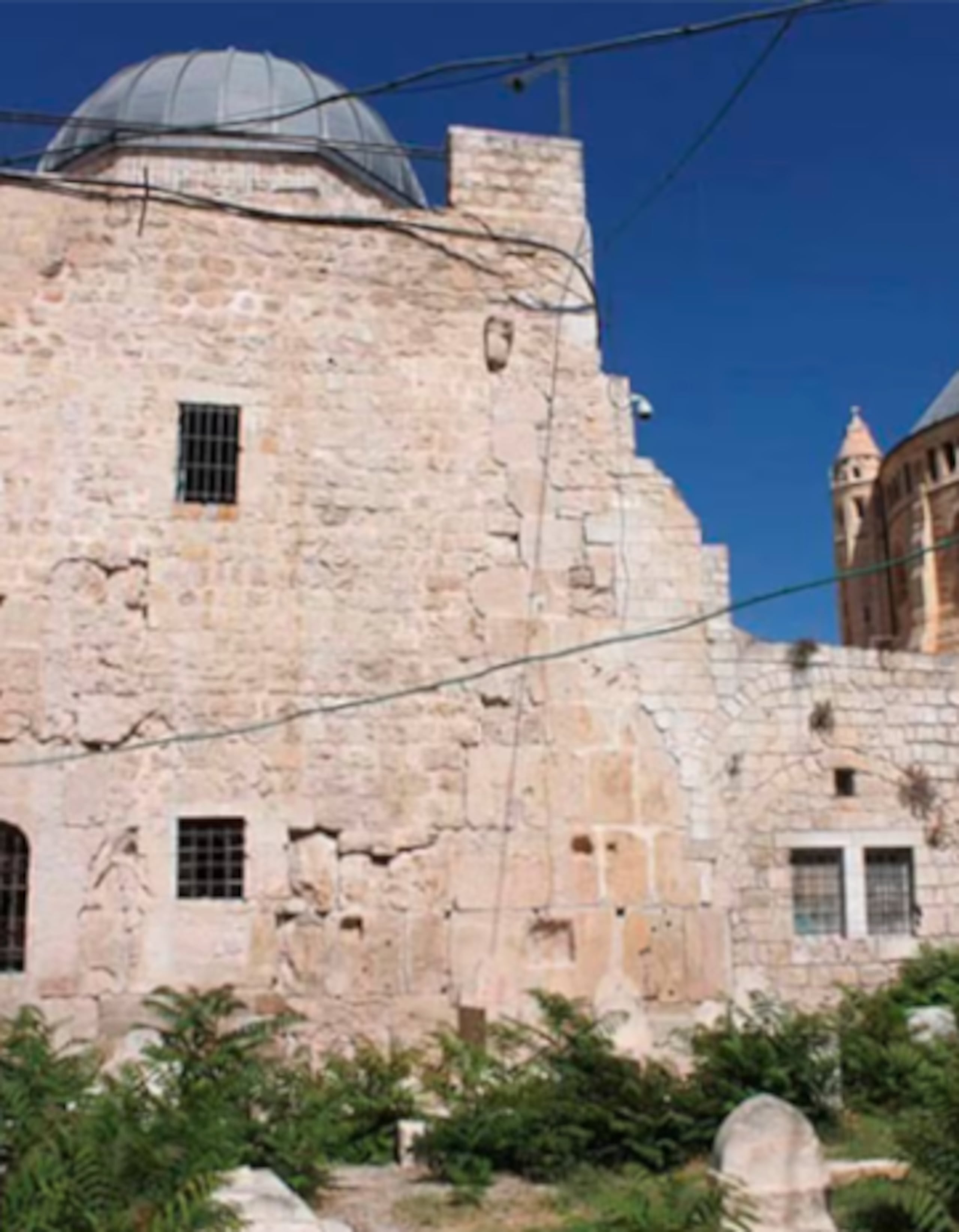 Así luce el Cenáculo desde afuera, sitio donde habría tenido lugar la Última Cena