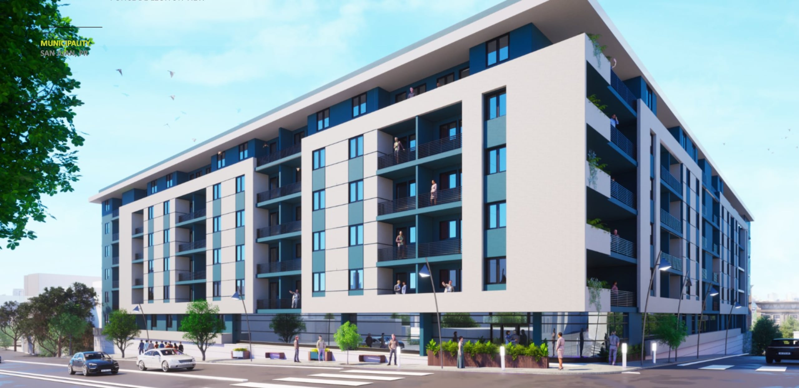 Ponce de León #55 contará con seis niveles residenciales construidos sobre dos niveles de estacionamiento semisótano, para un total de casi 268,500 pies cuadrados de construcción.